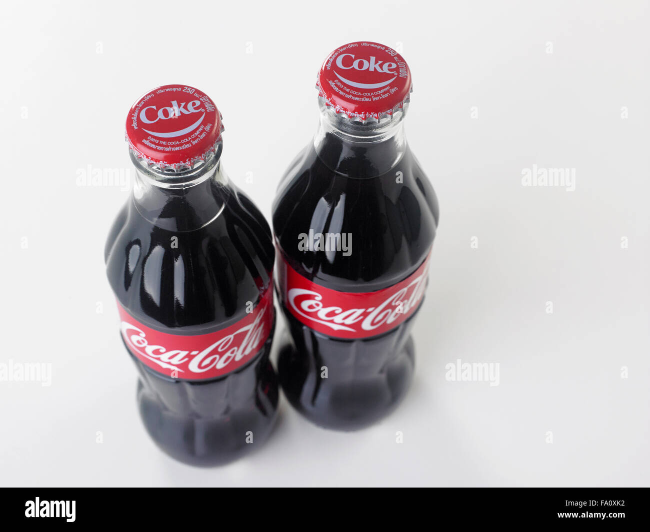 KUALA LUMPUR, MALAYSIA June 6TH, 2015. A bottle of Coca Cola soft