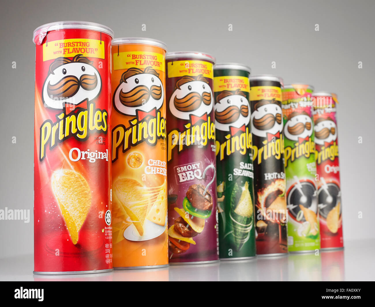 Kuala Lumpur,malaysia,June 15 2015 . Owned by the Kellogg Company, Pringles  is a brand of potato snack chips sold in 140 countri Stock Photo - Alamy