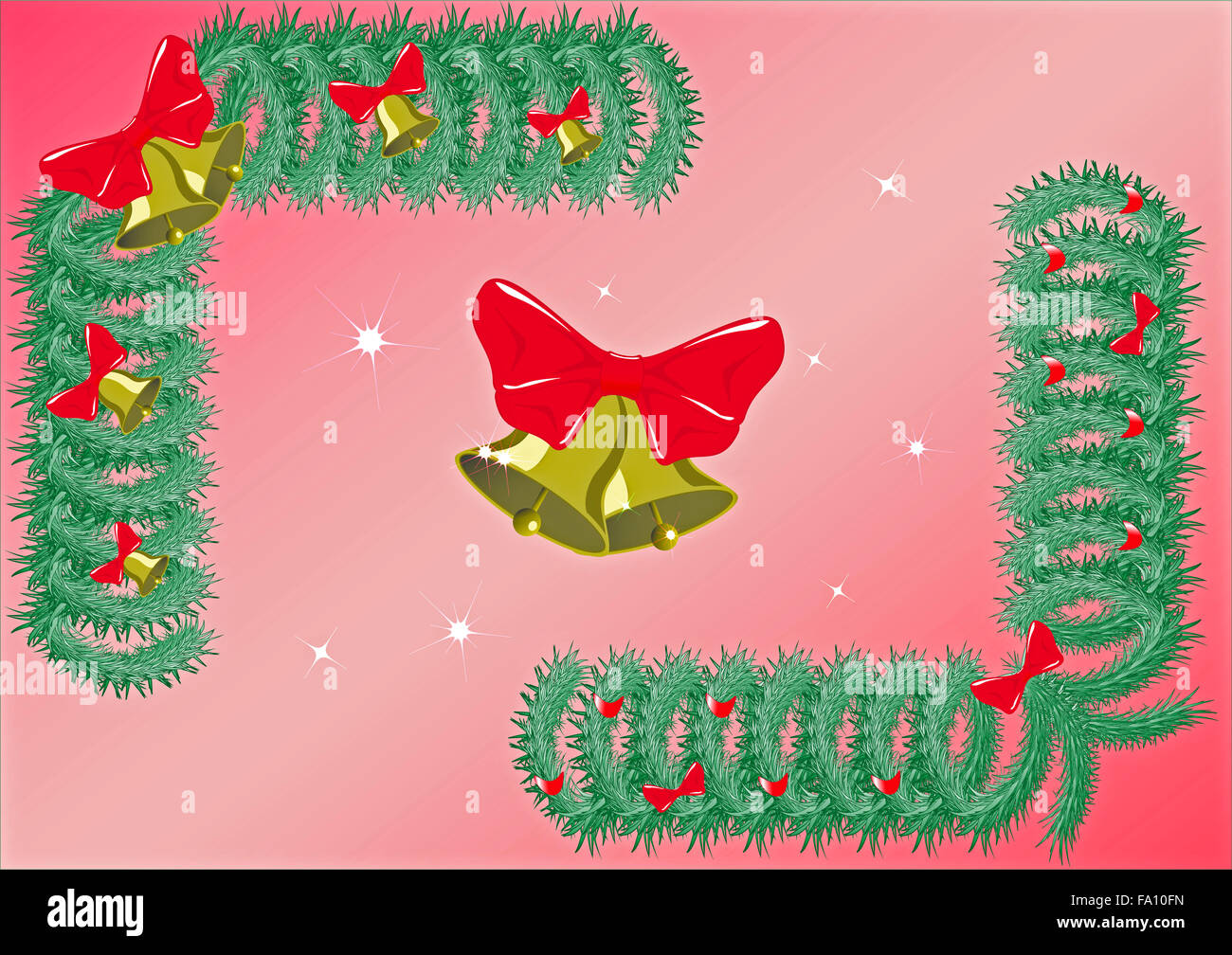 Christmas tree with balls Stock Photo - Alamy