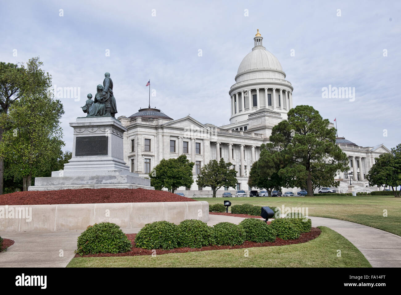 State Capital Building in Little Rock ,Arkansas. Stock Photo