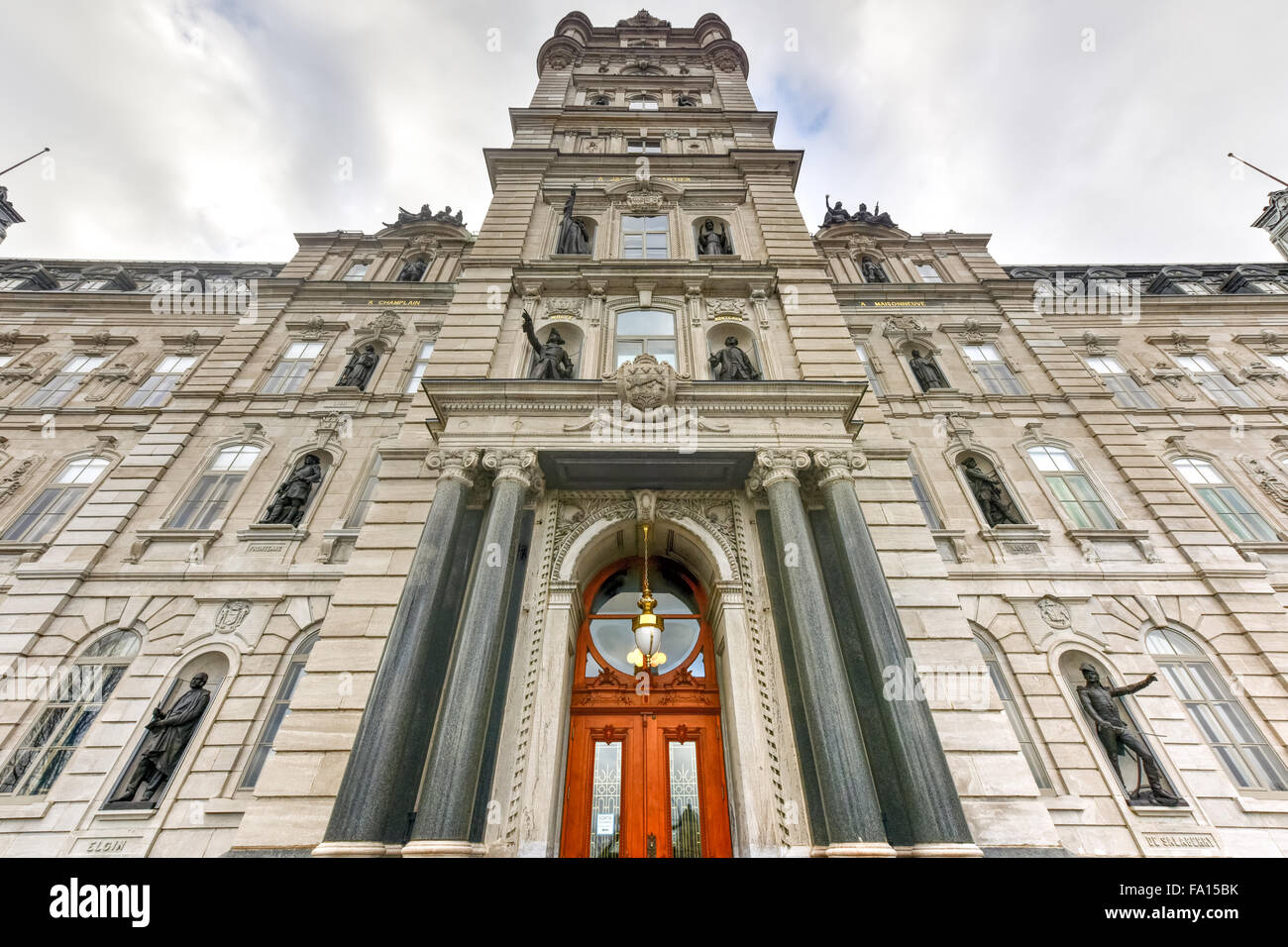 Quebec Parliament Building, a Second Empire architectural style building in Quebec City, Canada