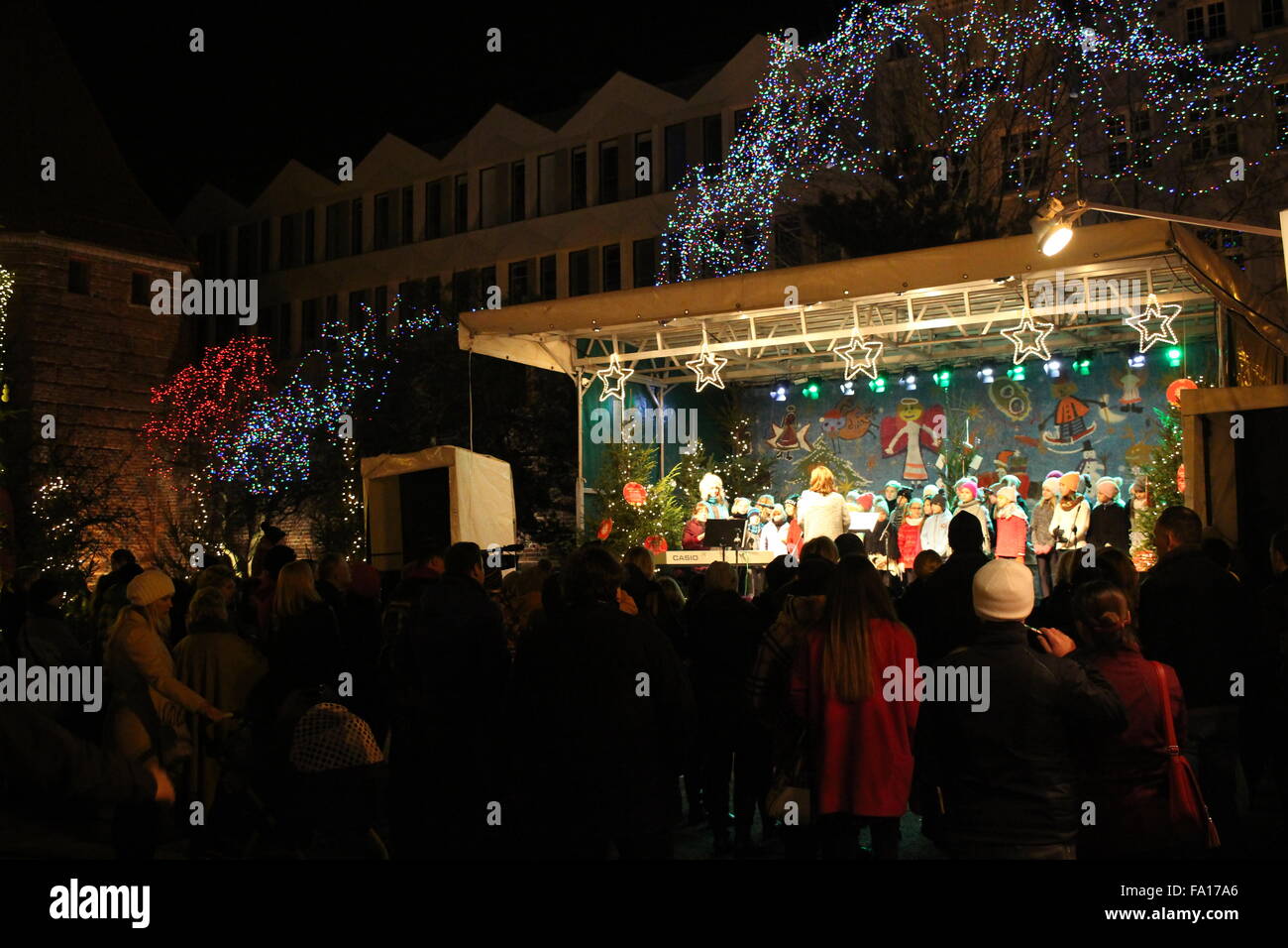 Gdansk, Poland 19th, Dec. 2015 Unusually warm weather with temperatures