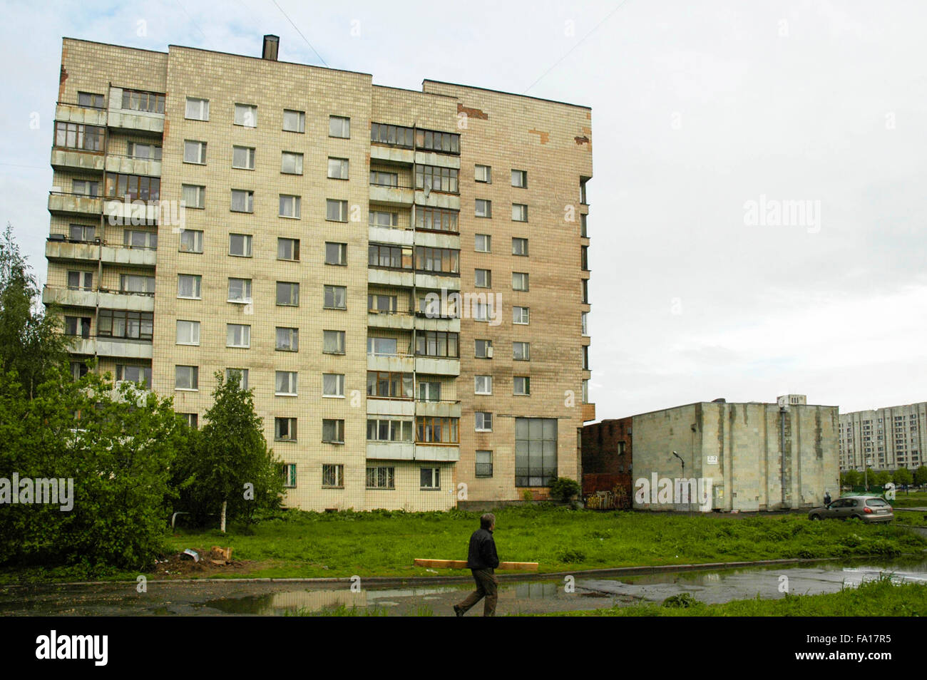 Apartment Blocks In The Primorskaya District Of St - 