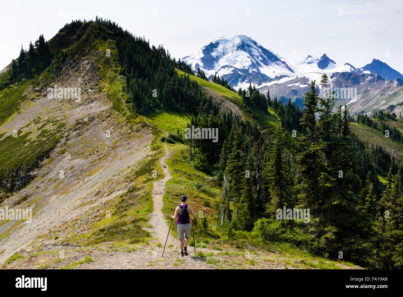 Mt baker hiking hi-res stock photography and images - Alamy