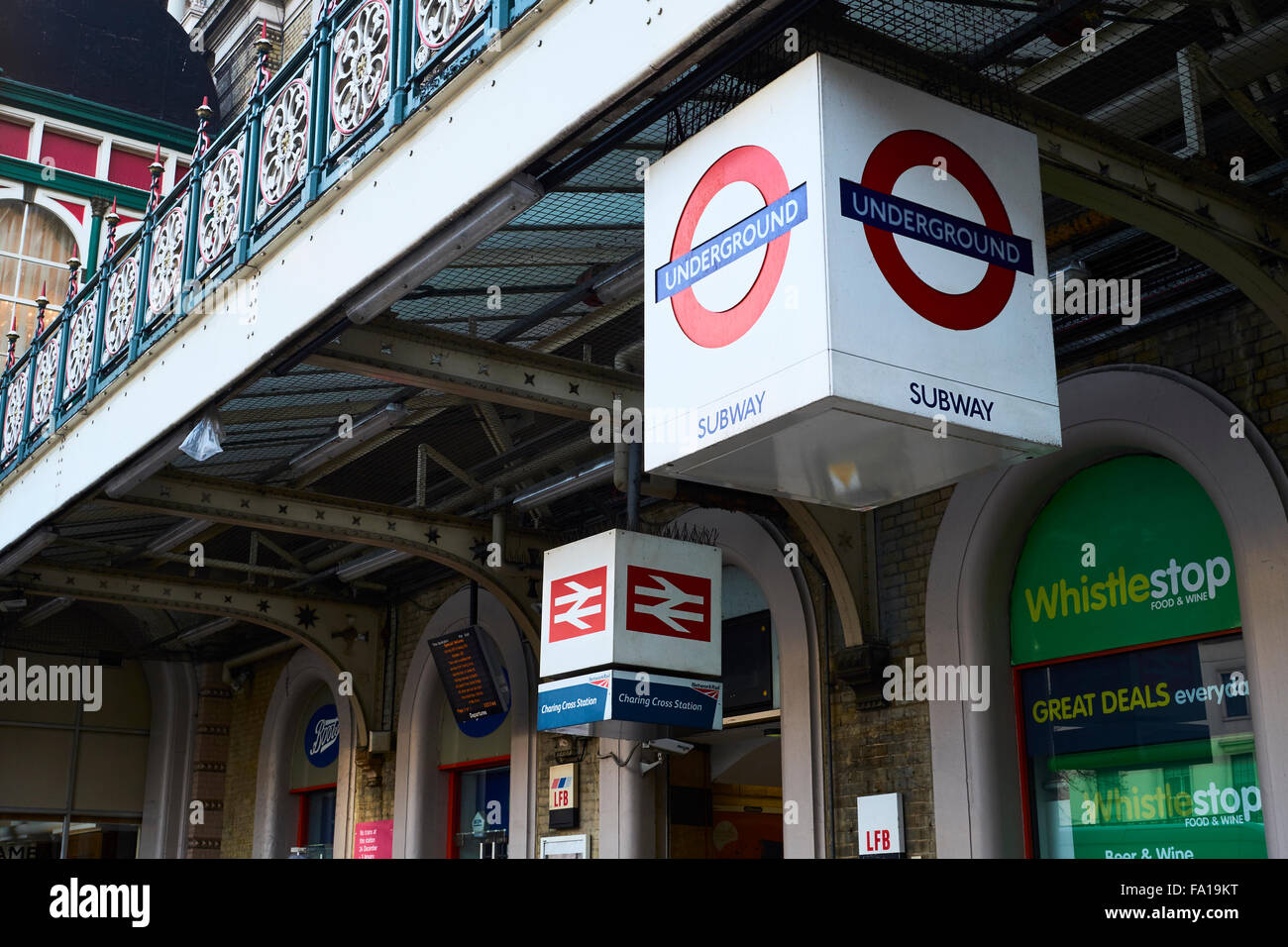Charing cross underground station entrance hires stock photography and images Alamy