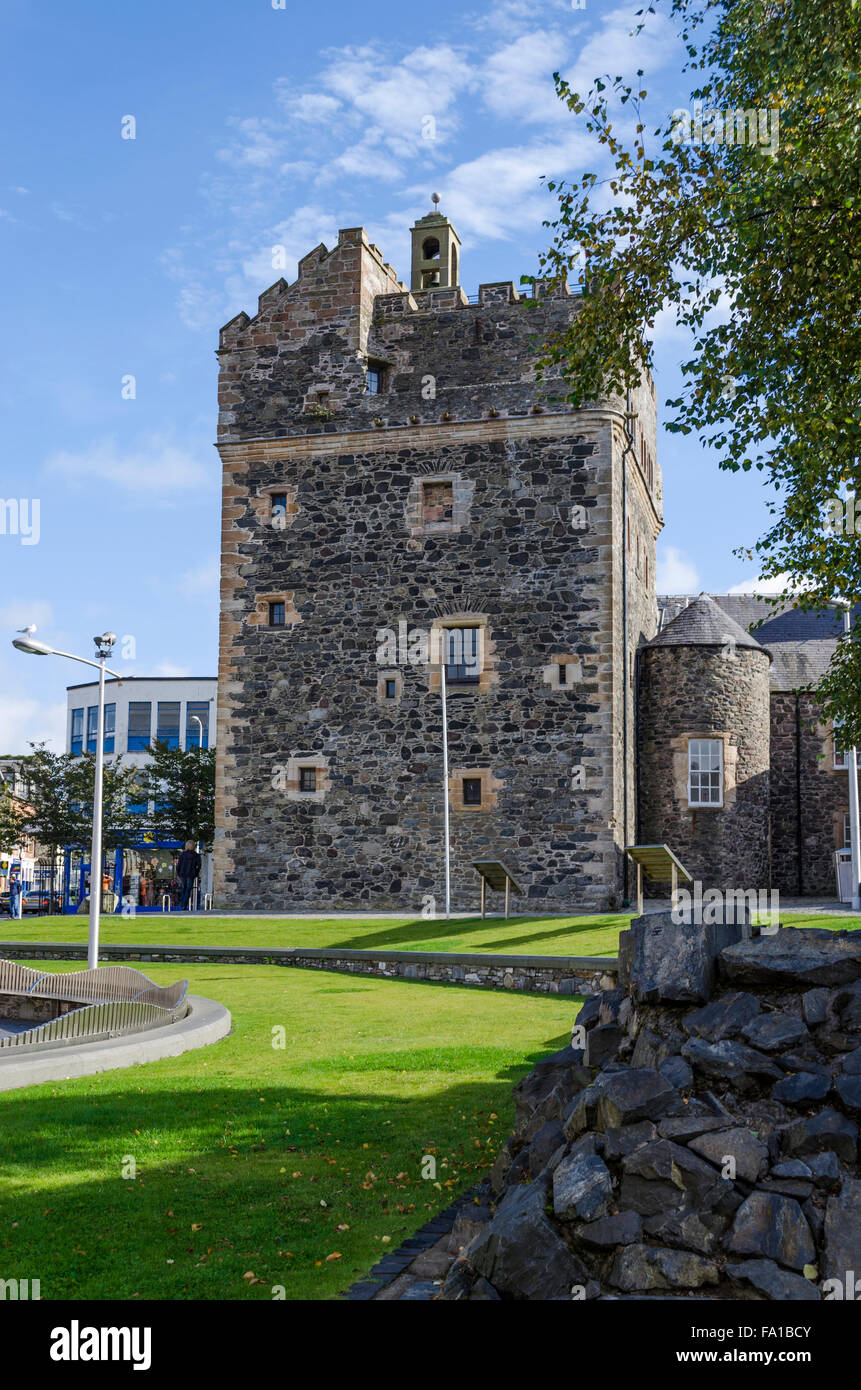 Castle of St. John in Stranraer Stock Photo