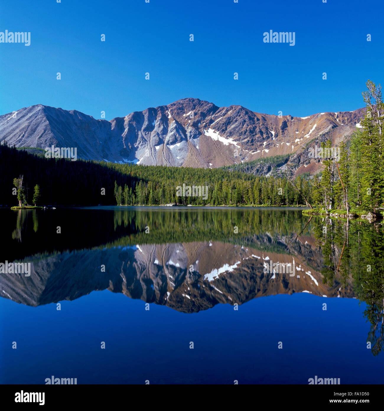 lake of the isle below mount evans in the anaconda range near anaconda