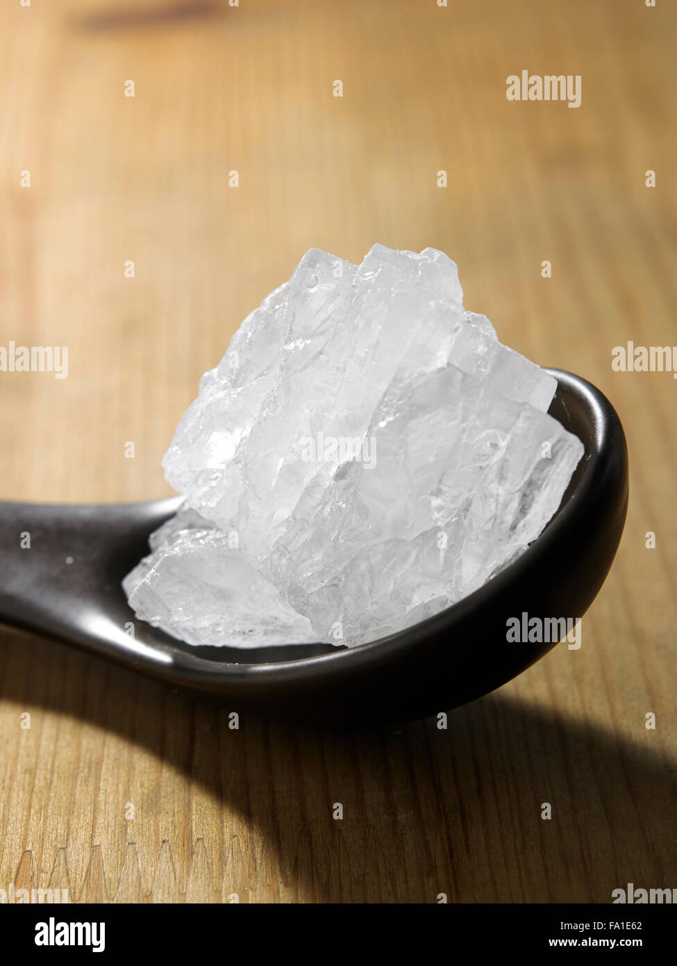 rock sugar in a spoon Stock Photo Alamy
