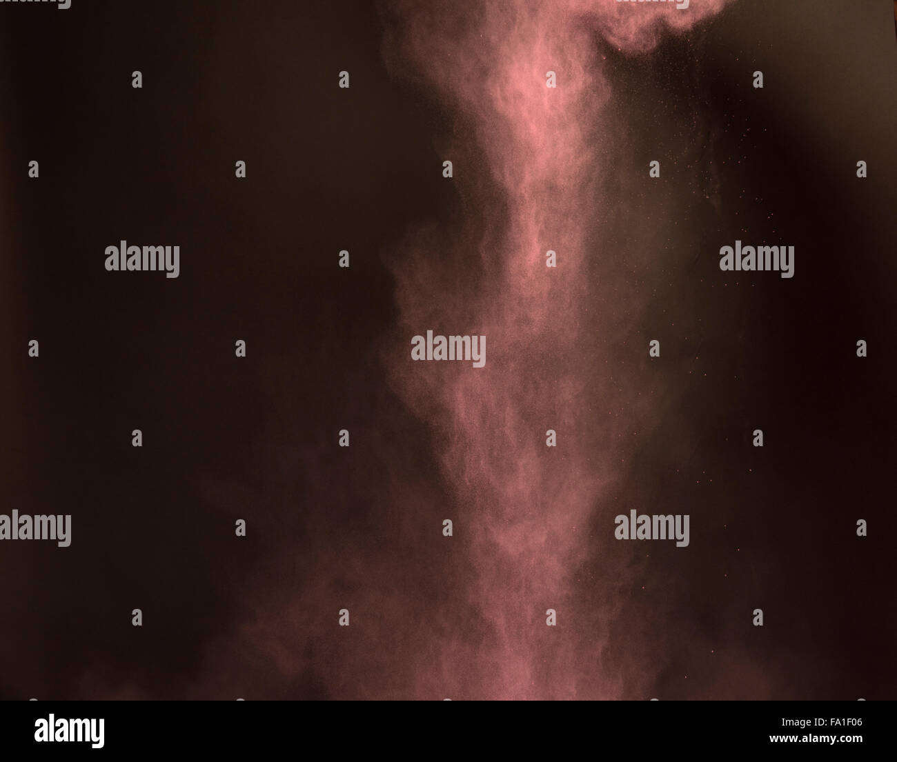 Powder of Colors Exploded Stock Photo - Alamy