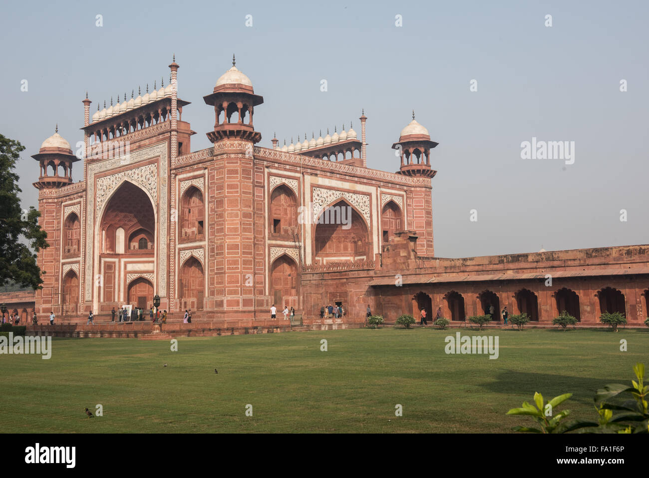 Mausoleum Inside Taj Mahal Stock Photo