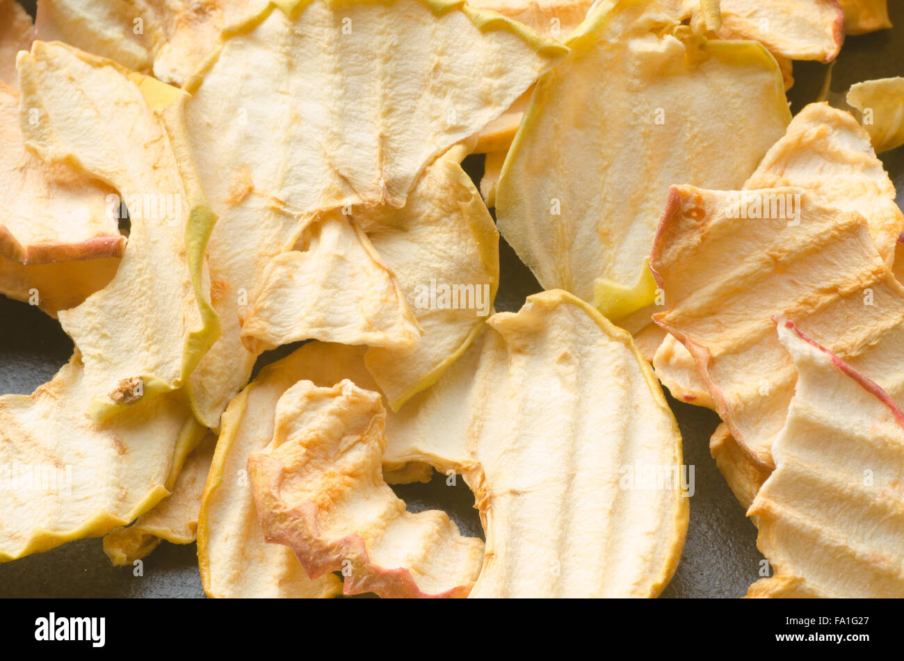 closeup to dried apple slices Stock Photo Alamy
