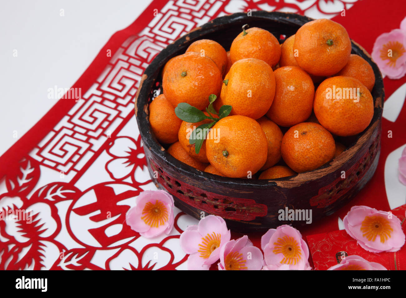 mini mandarin oranges in the container Stock Photo Alamy