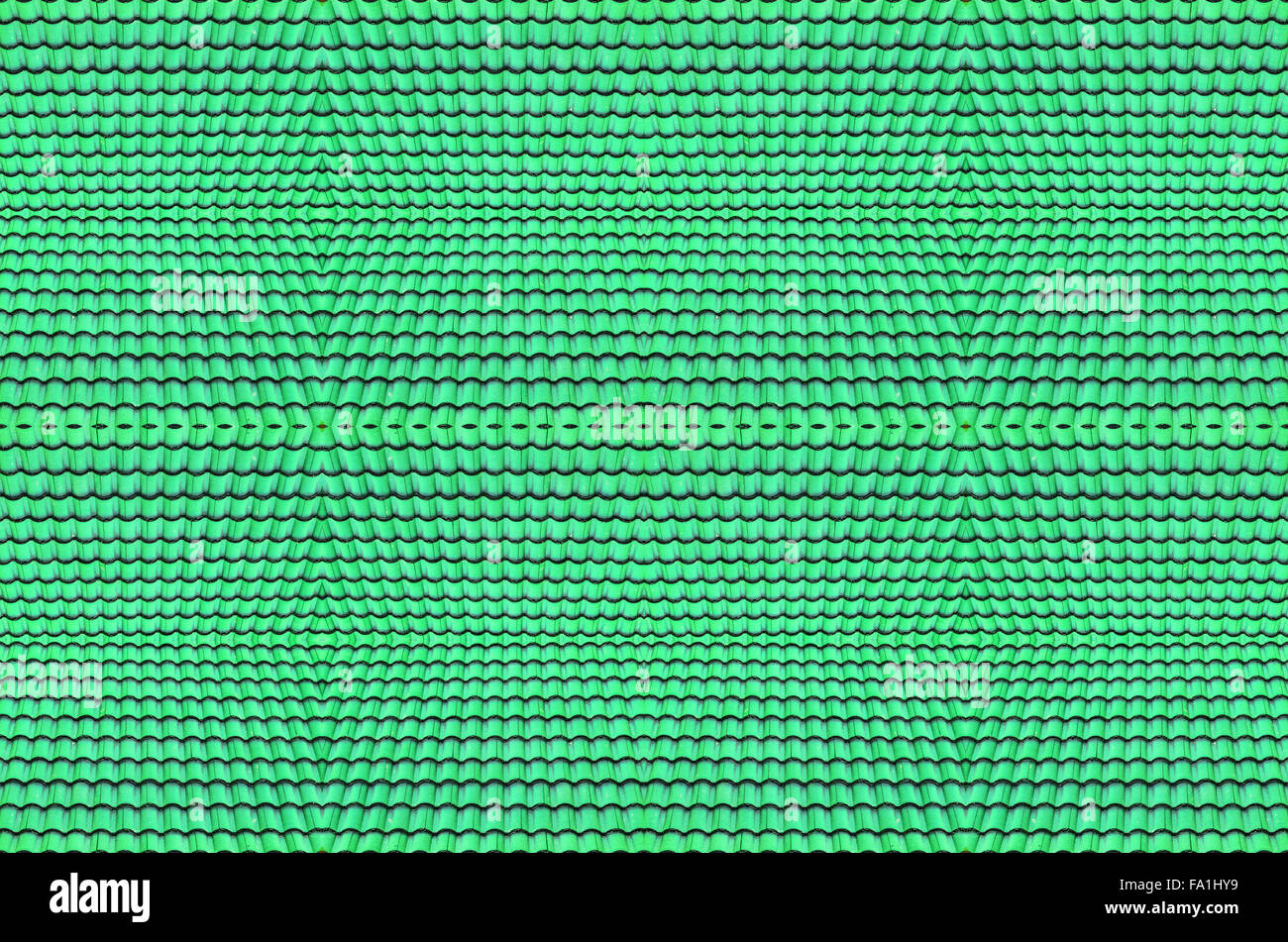 green tiles roof background Stock Photo - Alamy