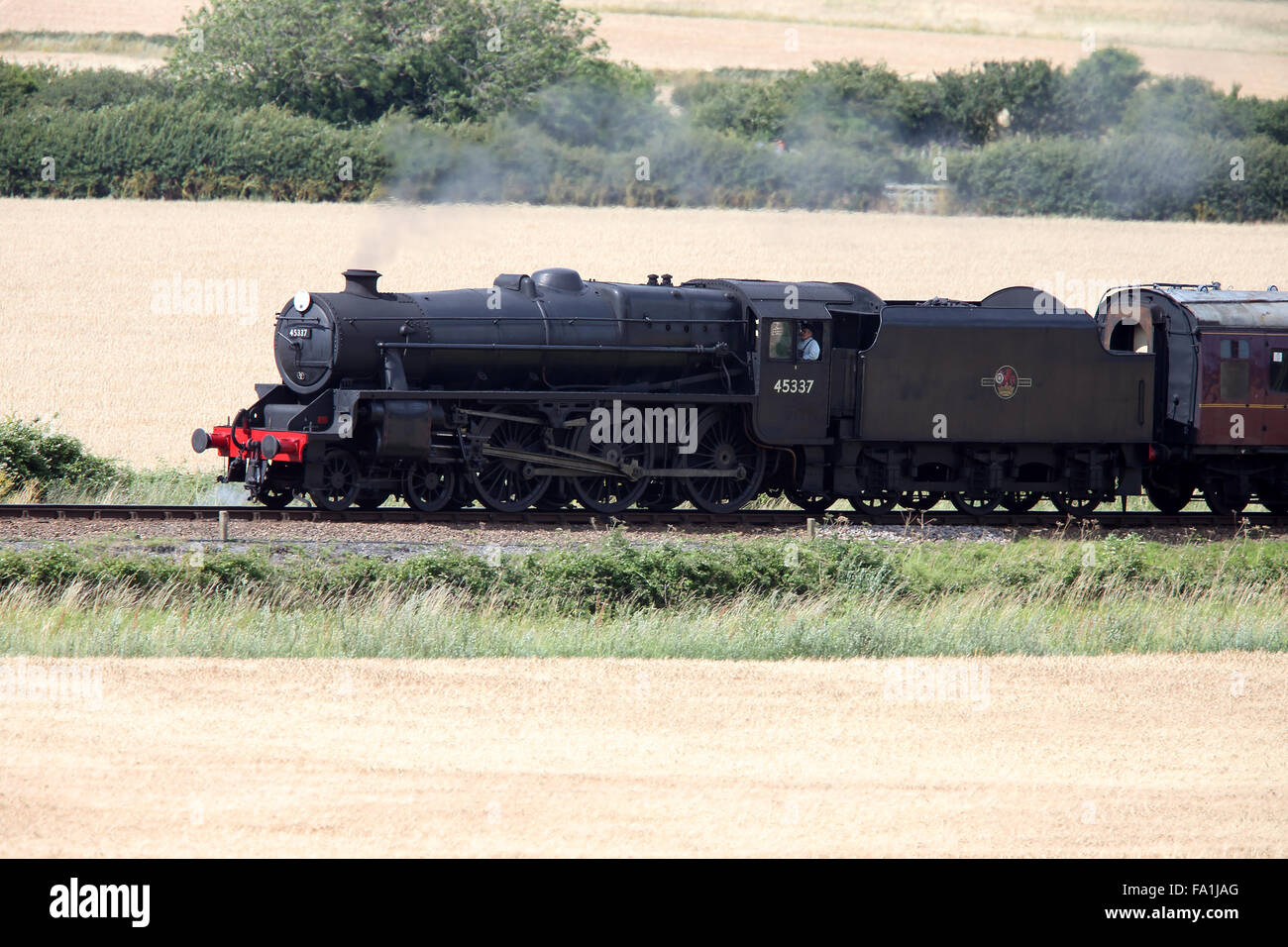 LMS Stanier Class 5, "Black 5", 45337, running on the North Norfolk