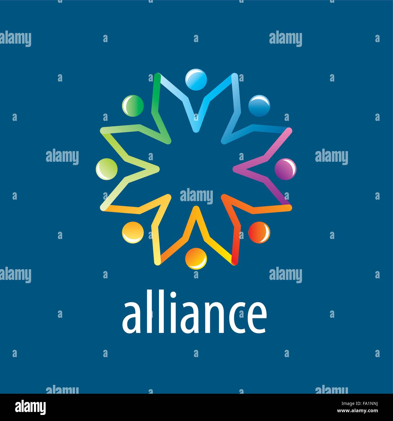 Human Alliance logo Stock Vector Image & Art - Alamy