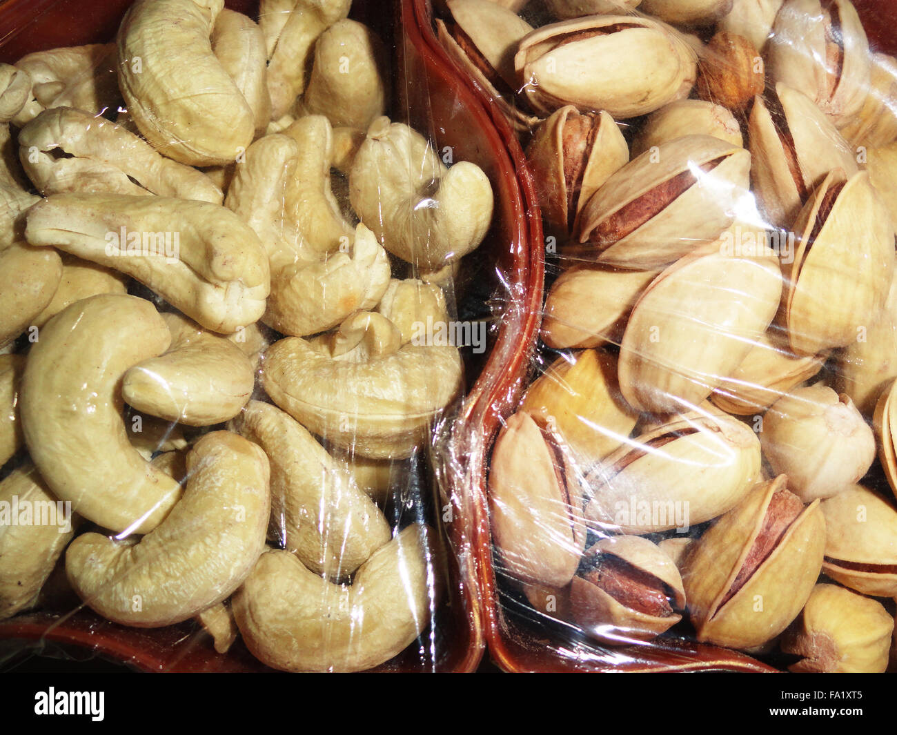 Delicious Healthy Mixed Dry Fruits, Cashew Nut and Pistachio Stock