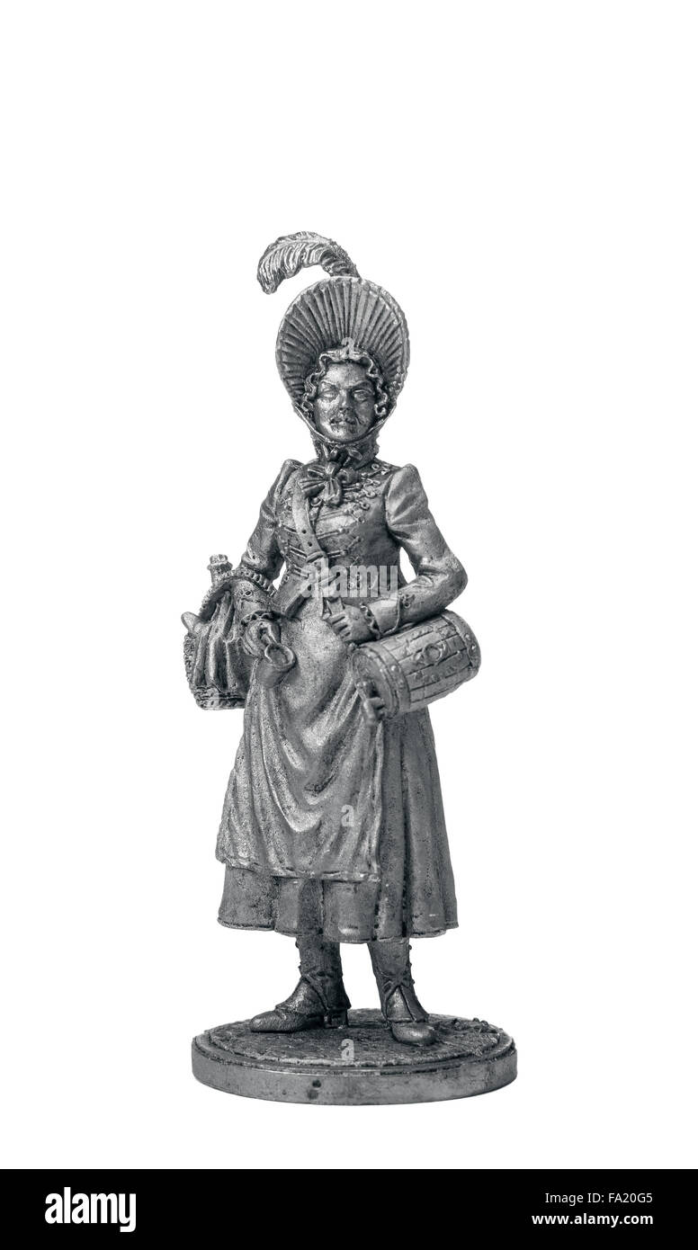 Tin Soldier French canteen-keeper Stock Photo