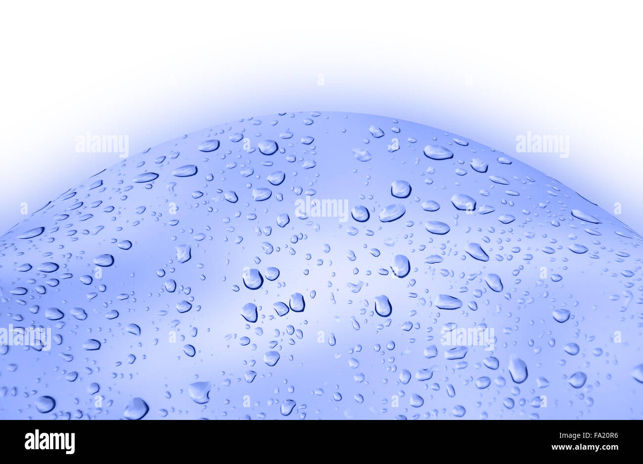 abstract blue background with drop water Stock Photo - Alamy