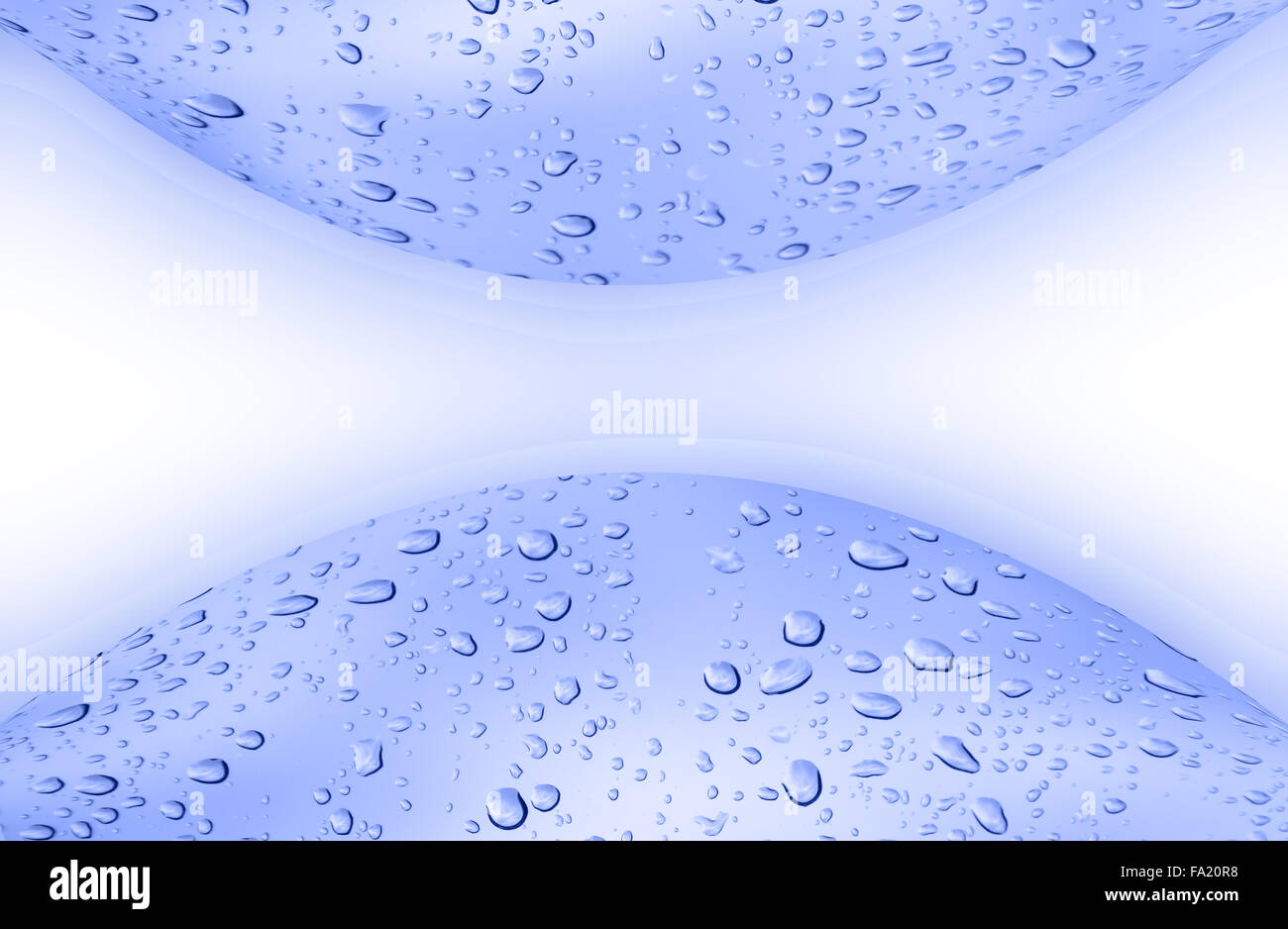 abstract blue background with drop water Stock Photo - Alamy