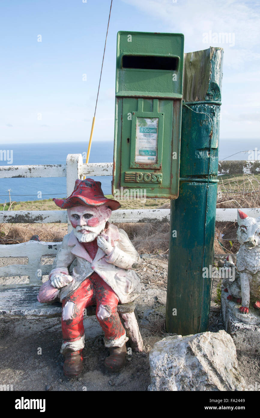 Leprechaun at Lambs Head, Beara Peninsula; Cork; Ireland Stock Photo
