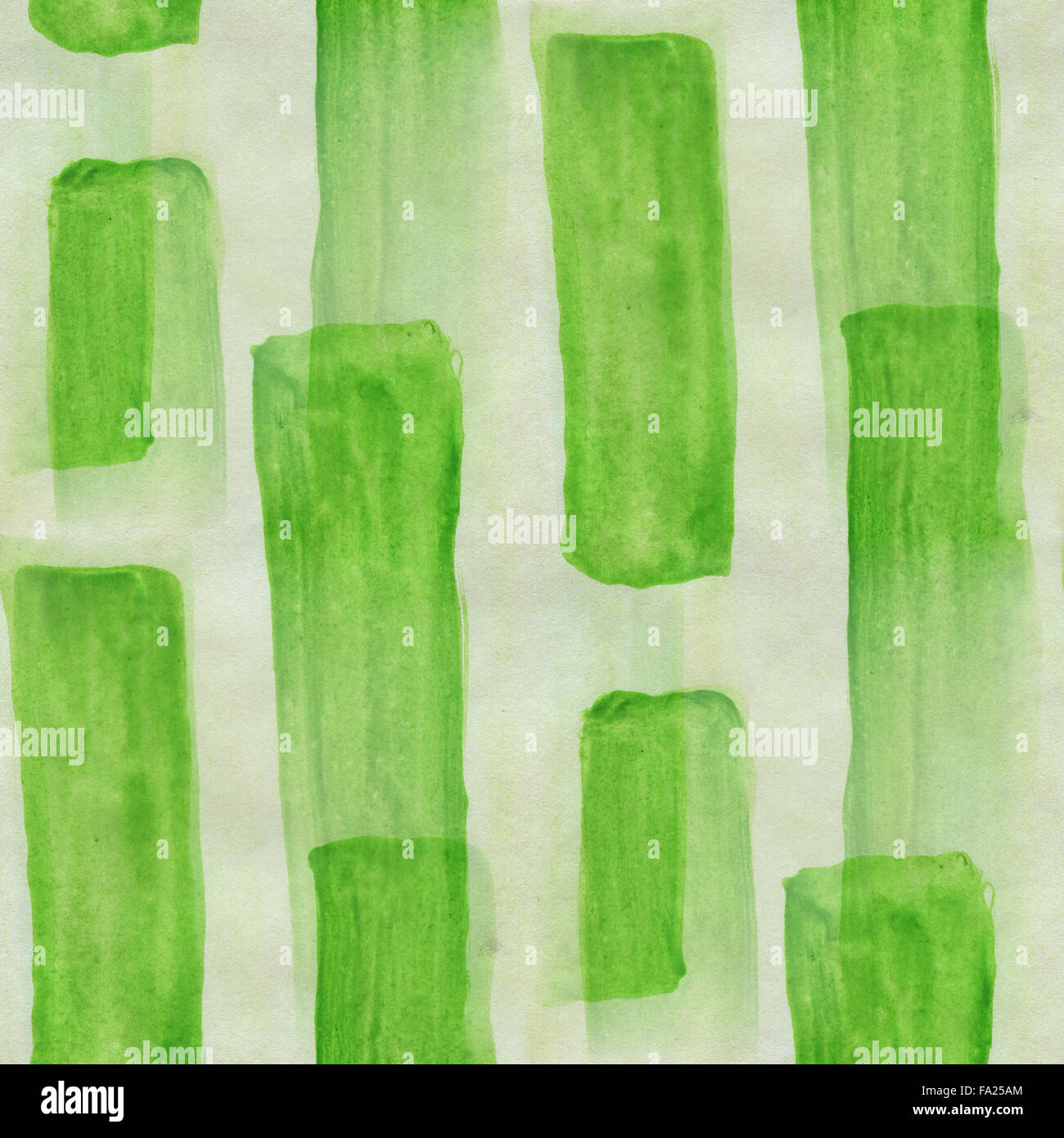 Art stripes abstract green seamless strip wallpaper watercolor Stock