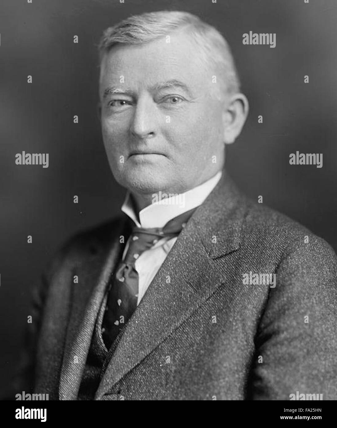John Nance Garner III,  American Democratic politician and lawyer and the 32nd Vice President of the United States, serving from 1933 to 1941. Stock Photo