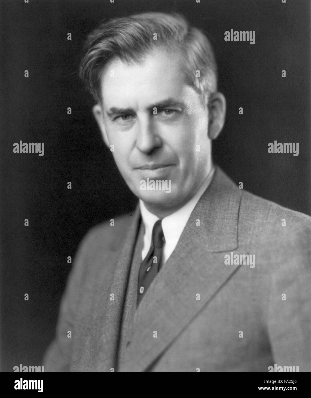 Henry Agard Wallace was the 33rd Vice President of the United States (1941–1945), Stock Photo