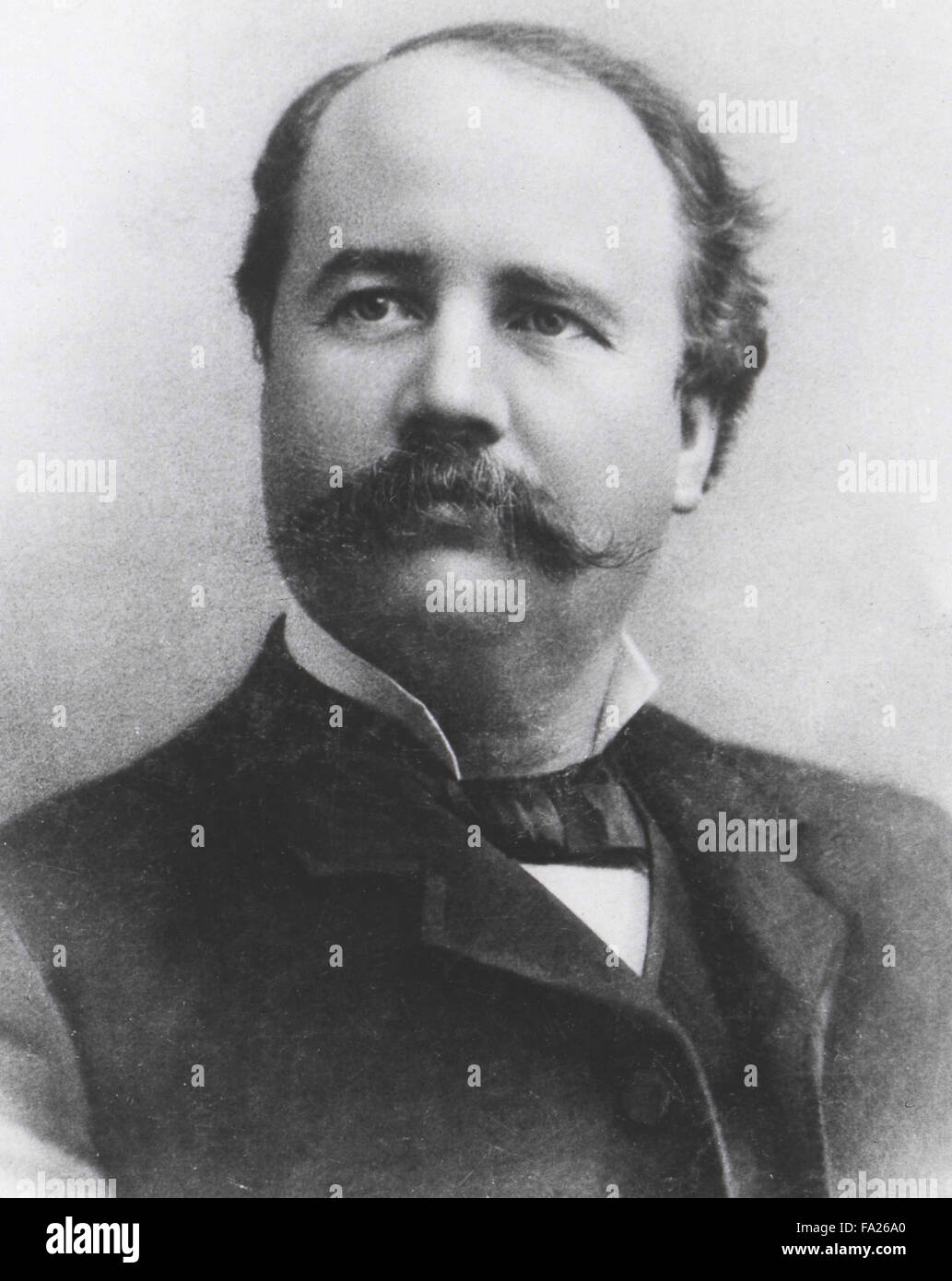 Garret Augustus Hobart was the 24th Vice President of the United States (1897–1899). Stock Photo