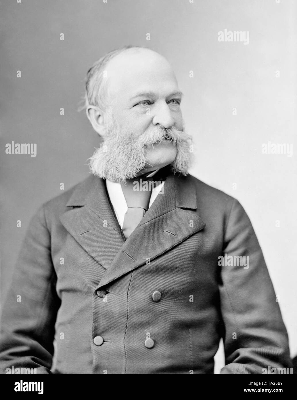 Levi Parsons Morton, the 22nd Vice President of the United States (1889–1893). Stock Photo