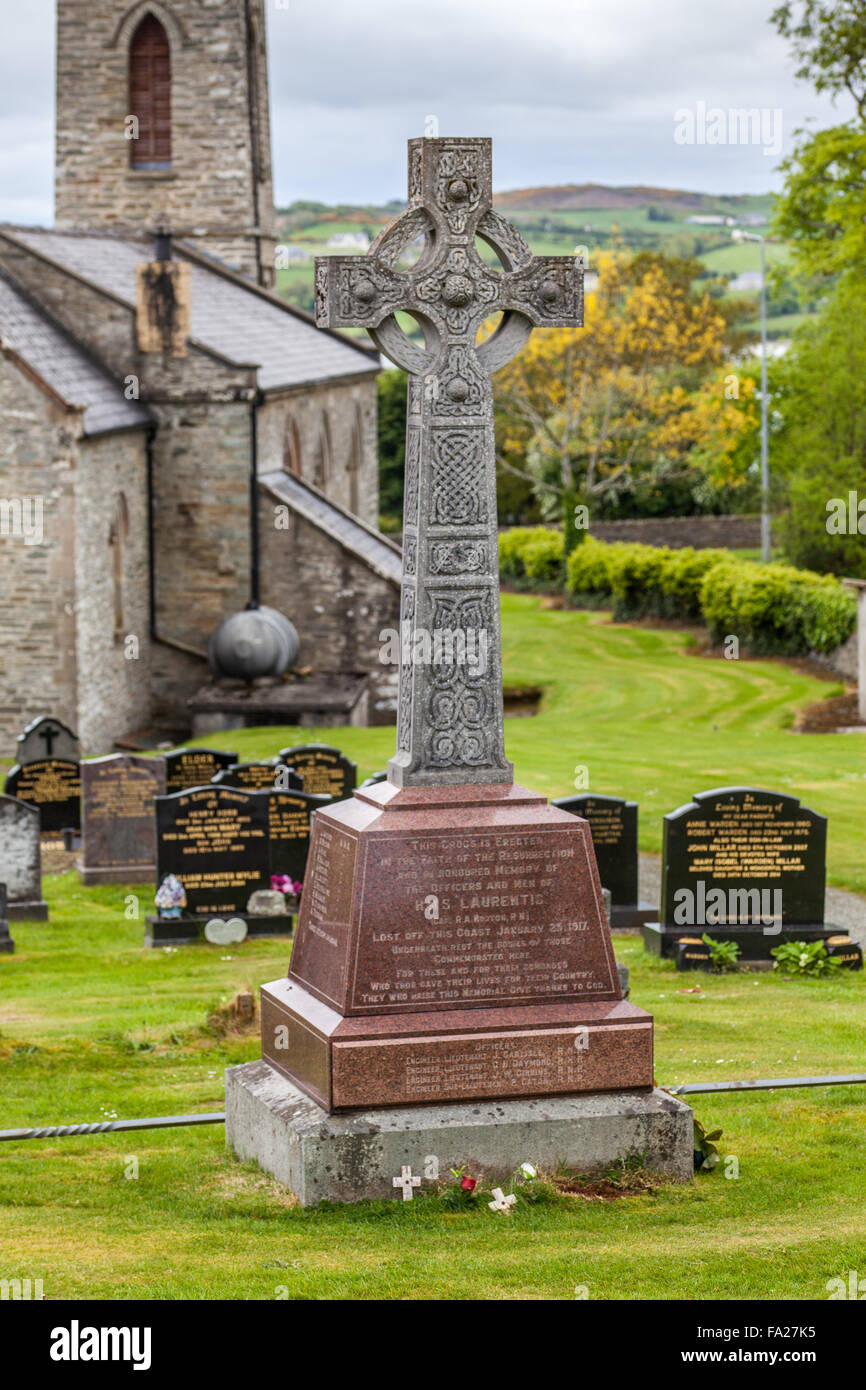Celtic Cross Memorial Stock Photo