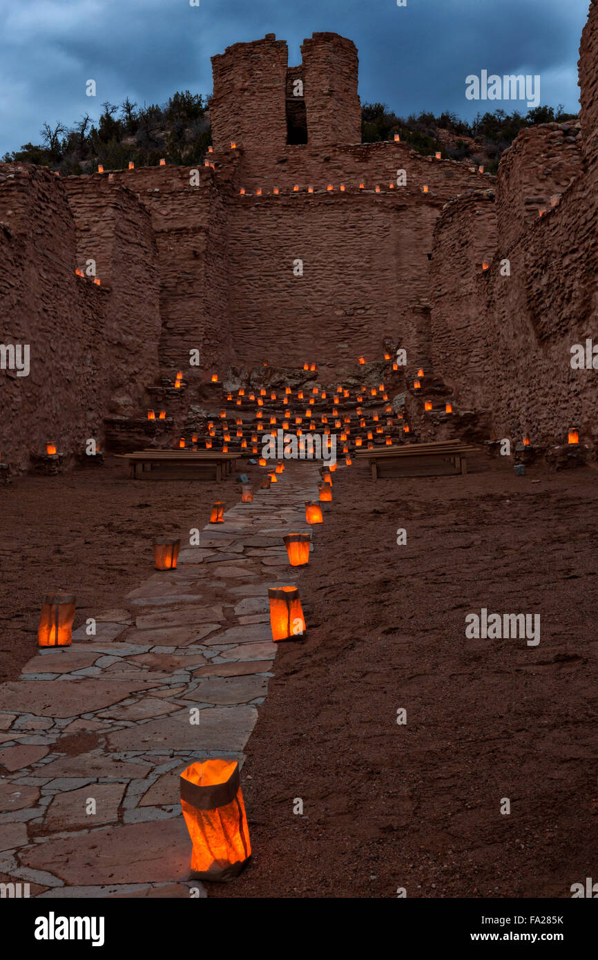 The ruins of the San José de los Jémez Mission part of the Jemez