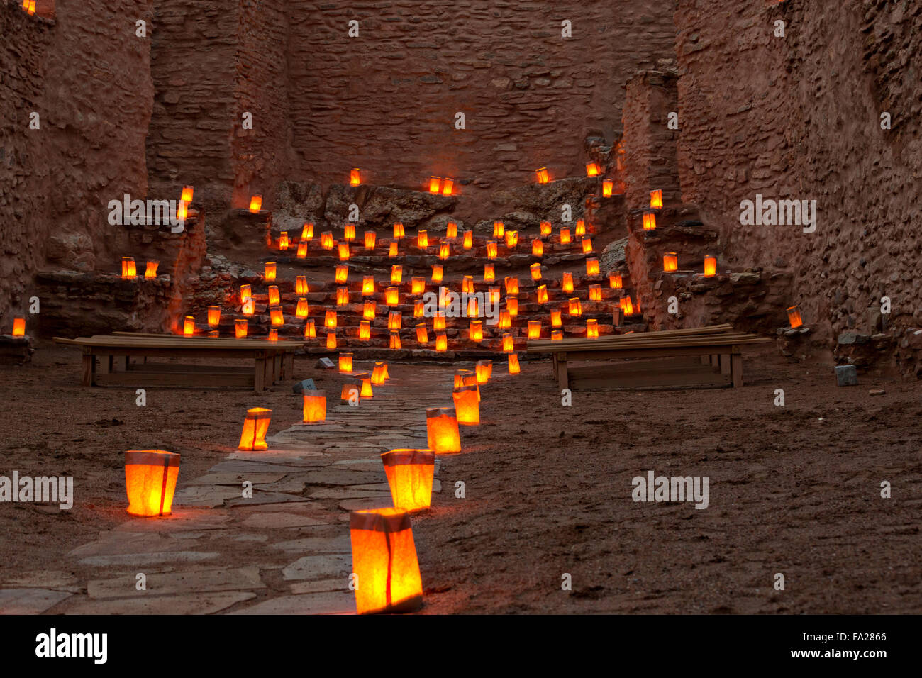 Luminarias and ruins hires stock photography and images Alamy