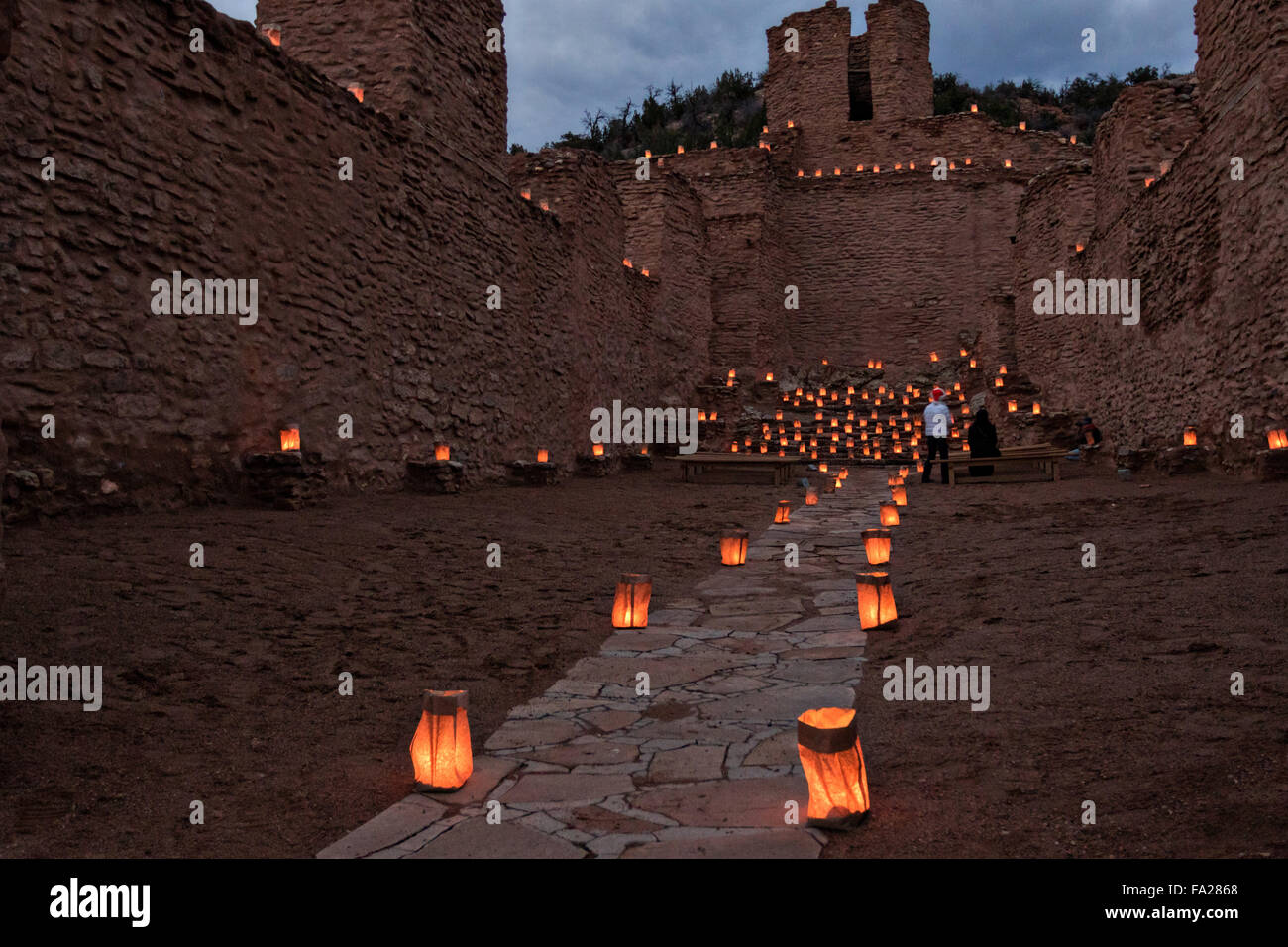 The ruins of the San José de los Jémez Mission part of the Jemez