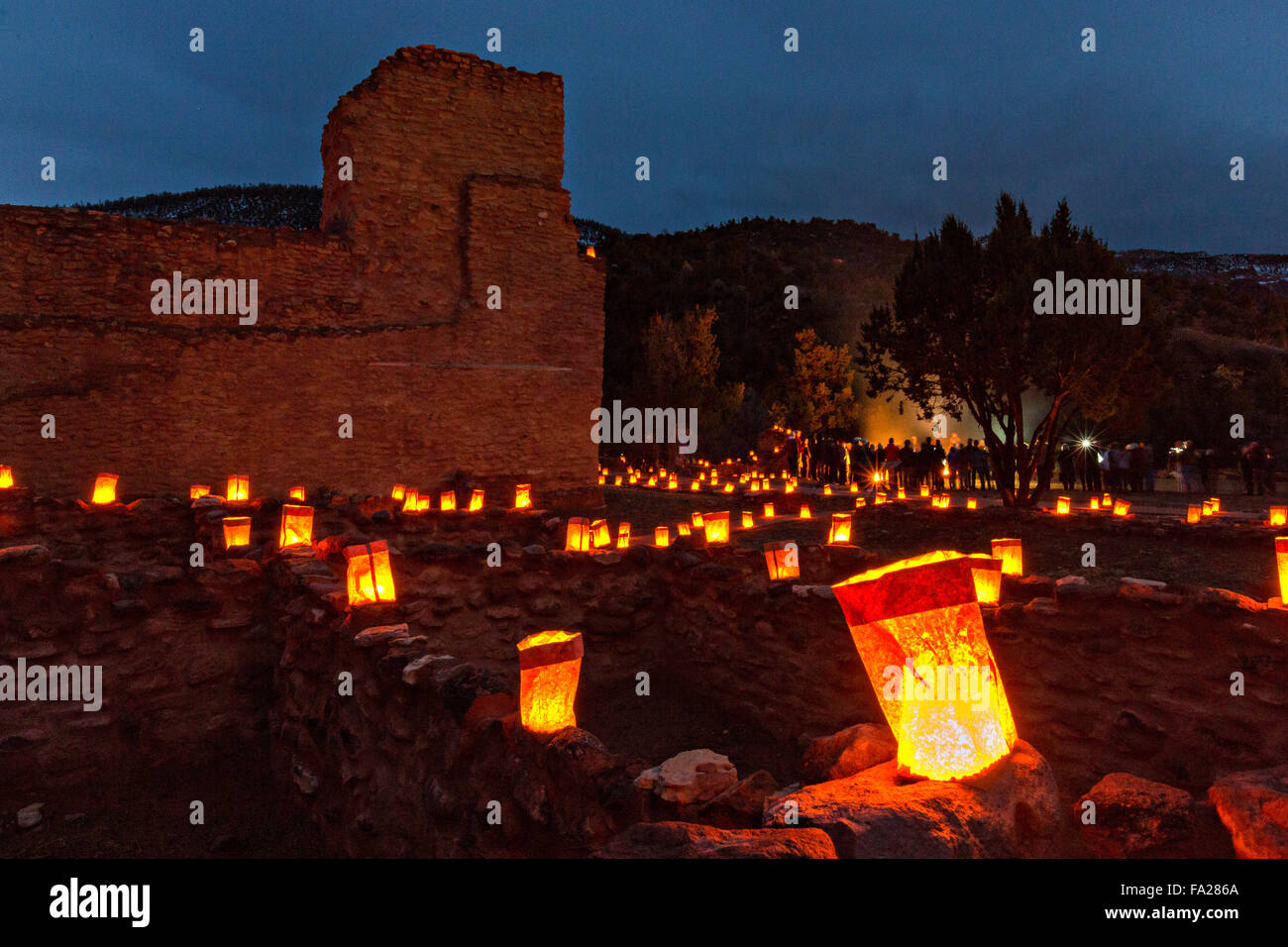 The ruins of the San José de los Jémez Mission part of the Jemez