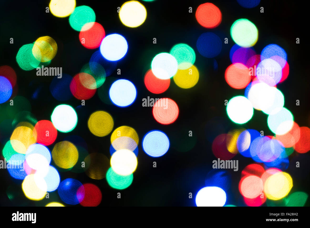 Christmas tree Lights bokeh Stock Photo Alamy