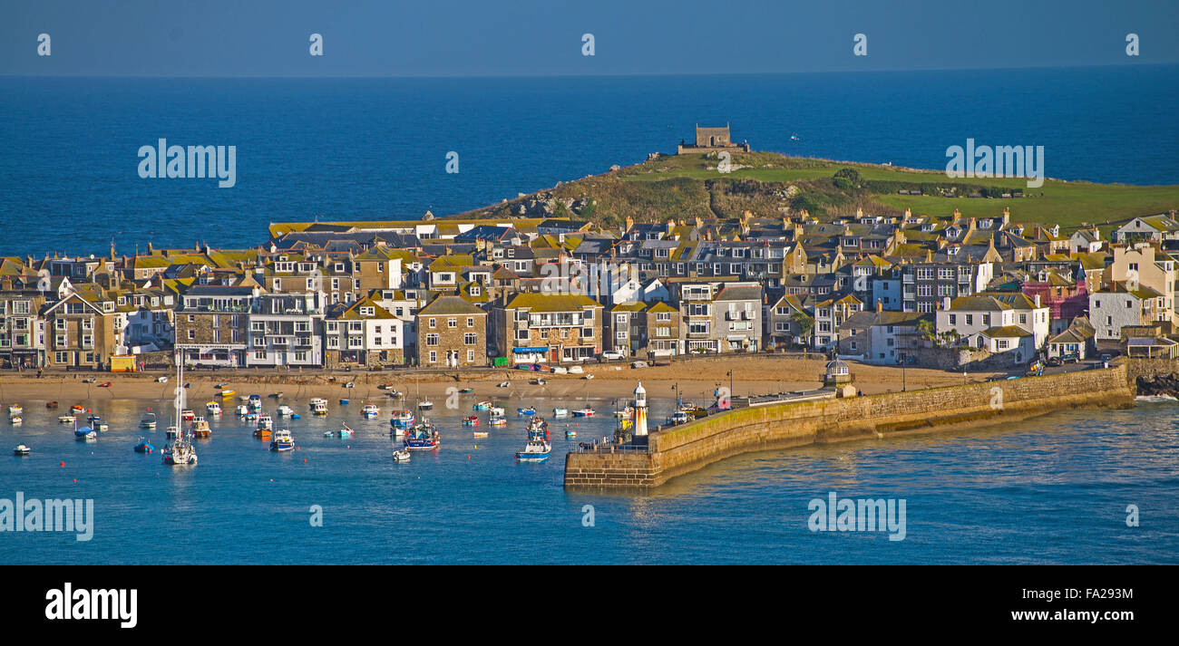 St. Ives Cornwall Home of G7 2021 Conference Stock Photo