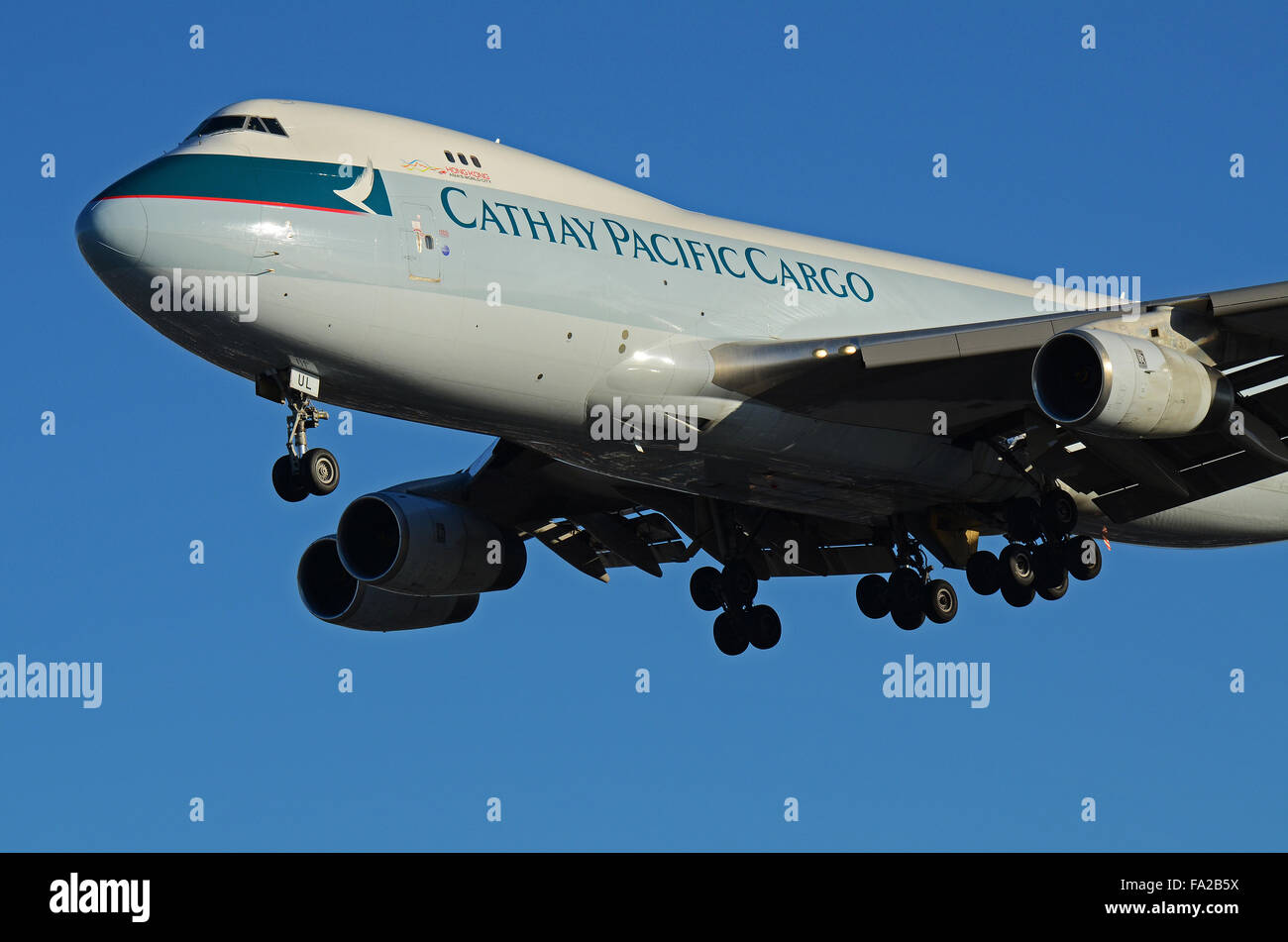 Cathay Pacific Cargo Boeing 747467F 747 Jumbo jet freighter airliner