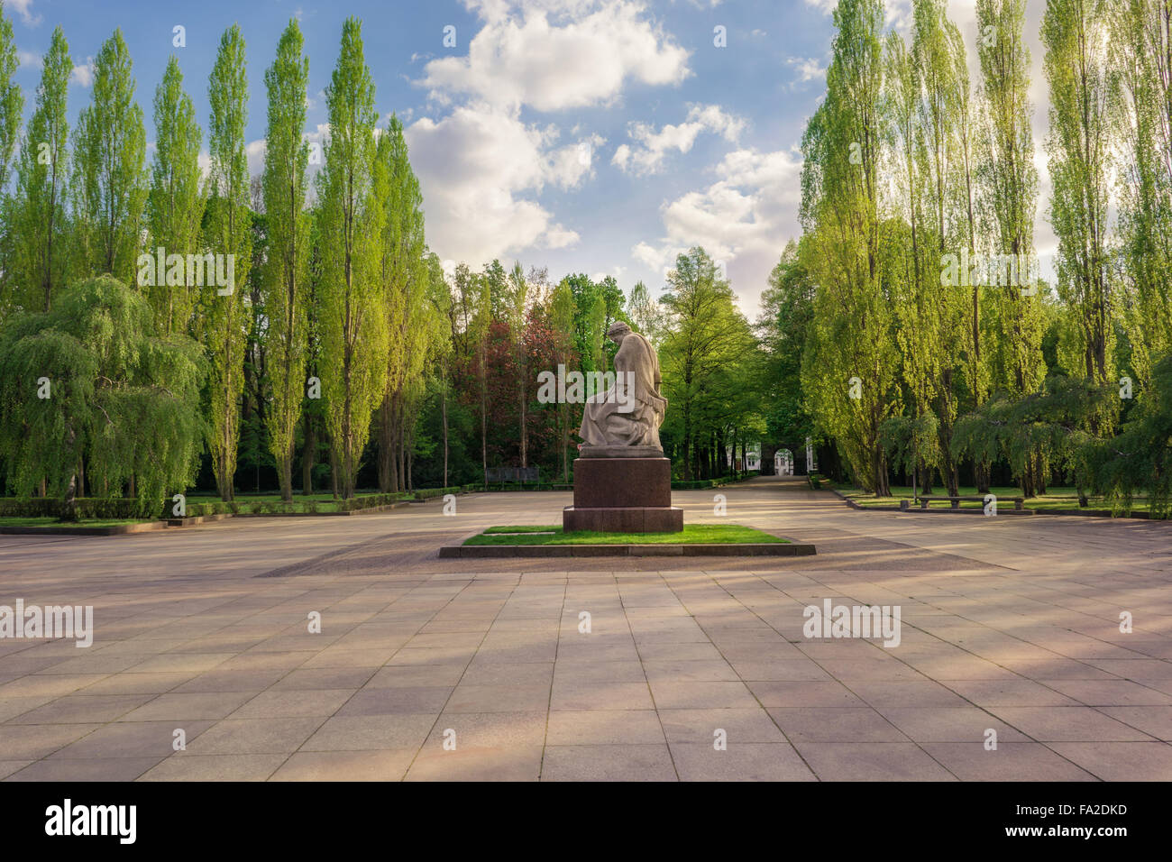 Soviet war memorial, Treptower Park, Berlin, Germany Stock Photo