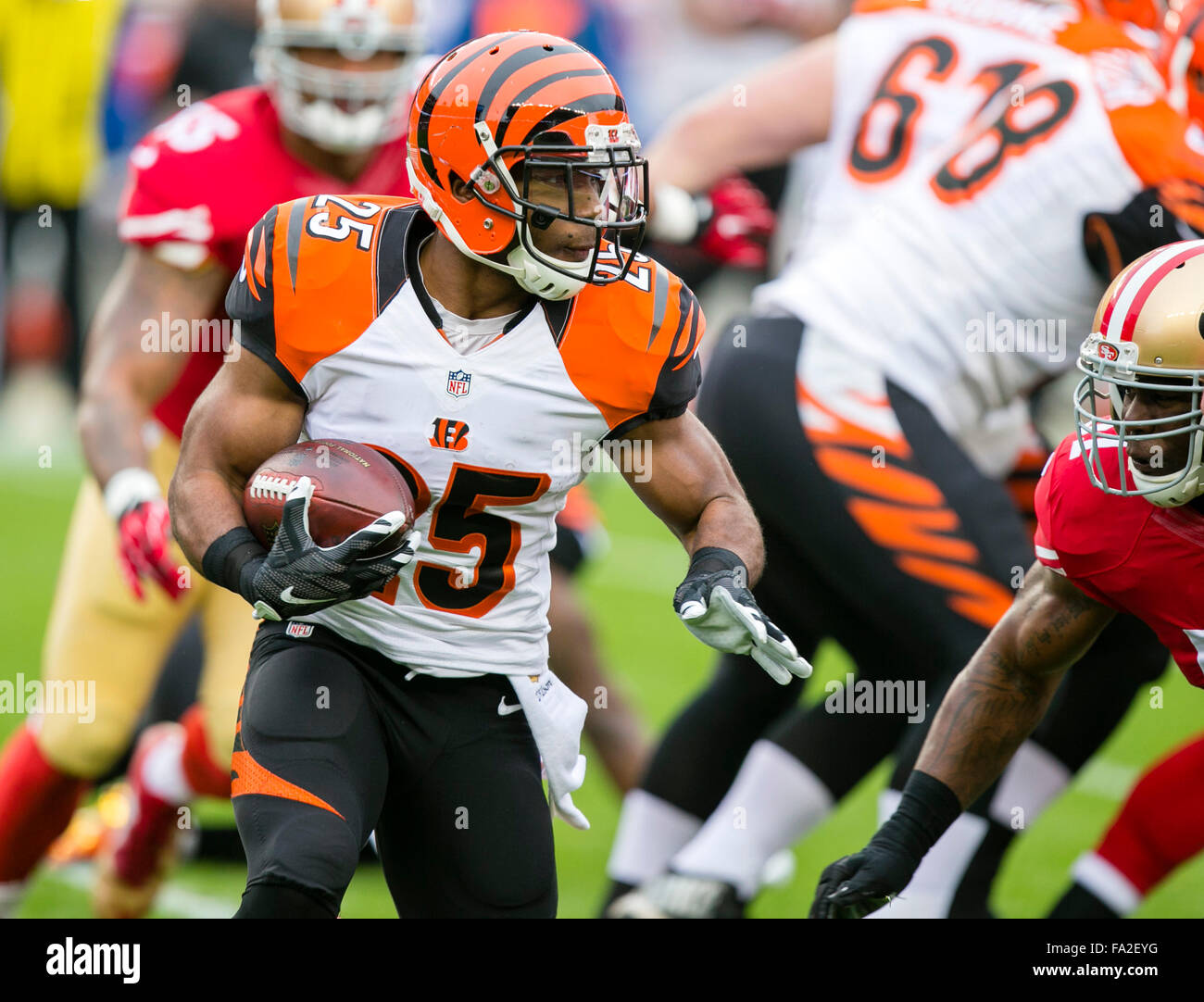 Santa Clara, CA. 08th Nov, 2015. Atlanta Falcons wide receiver Julio Jones  during action in an NFL game against the San Francisco 49ers at Levi's  Stadium in Santa Clara, CA. The Niners