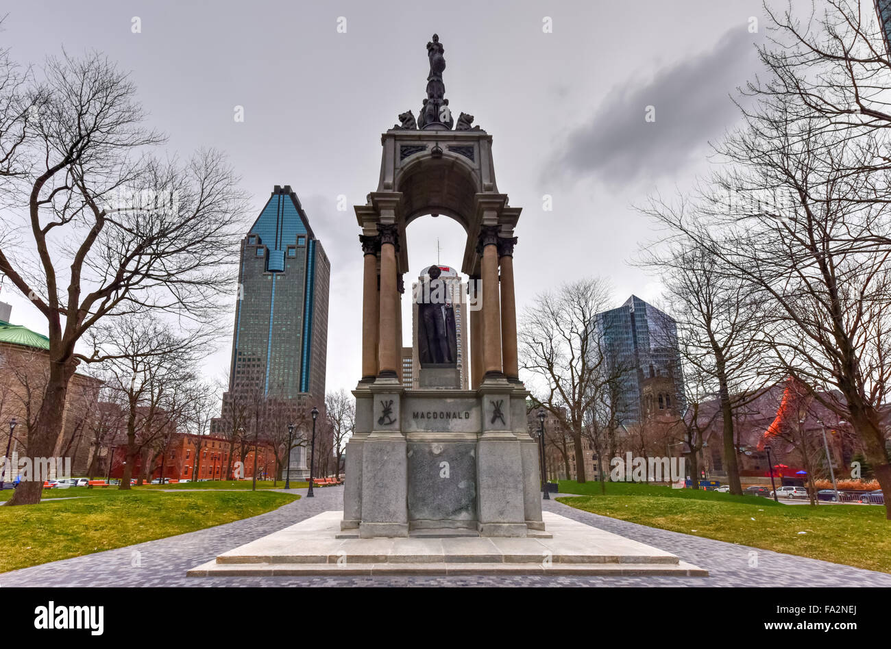 John Macdonald Monument At Place Du Canada In Montreal Canada Stock Photo Alamy John Macdonald Monument At Place Du Canada In Montreal Canada Stock Photo Alamy