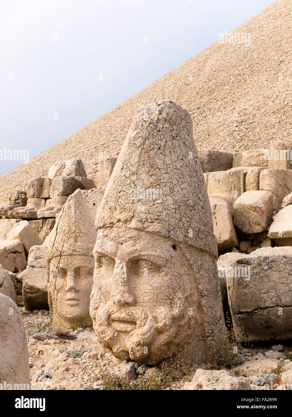 Herakles, Nemrut Dagi Tumulus, Kahta, Adıyaman, Southeast Anatolia, Turkey. Stock Photo