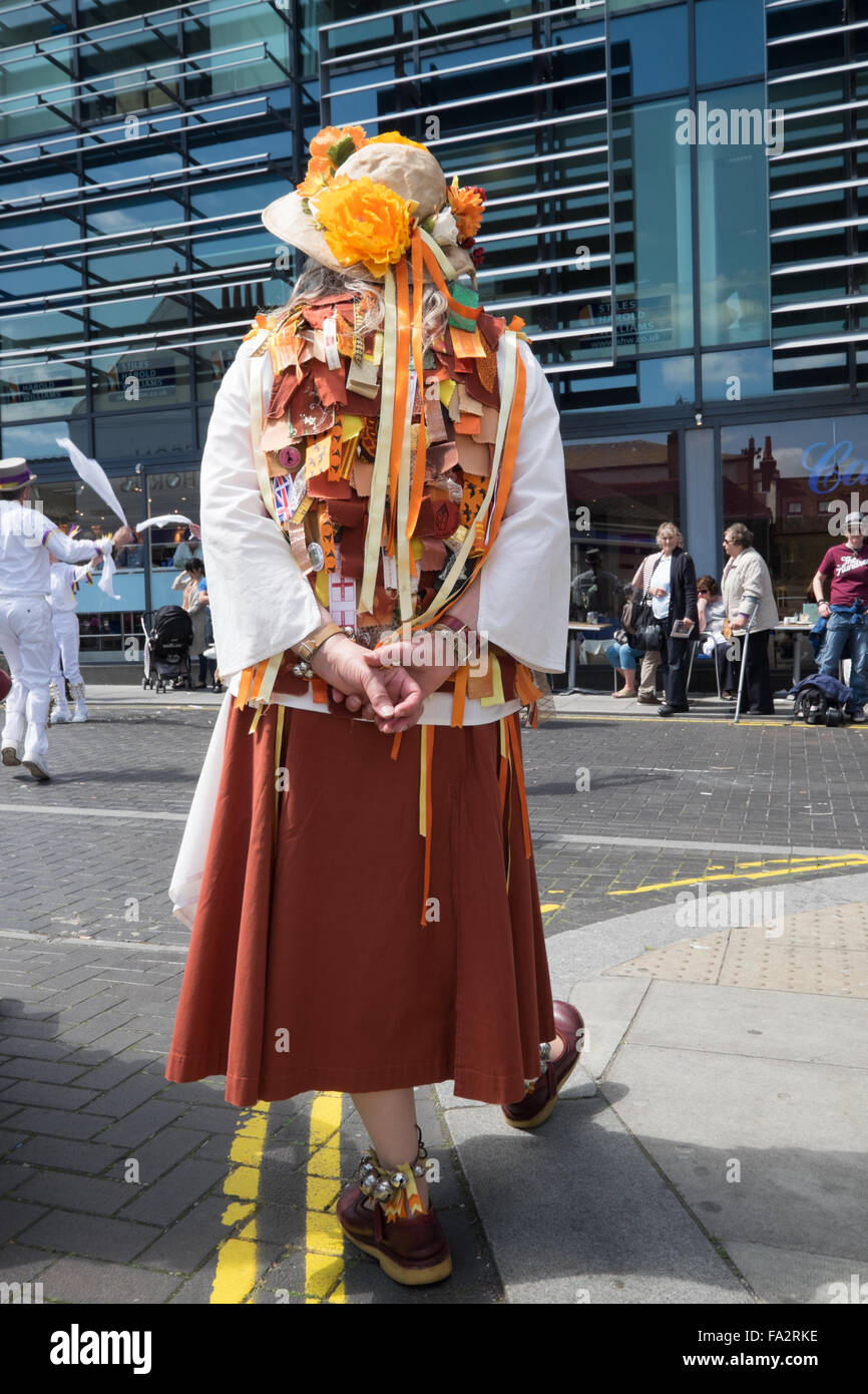 Street performers at the Brighton Fringe Festival in May 2015 Stock
