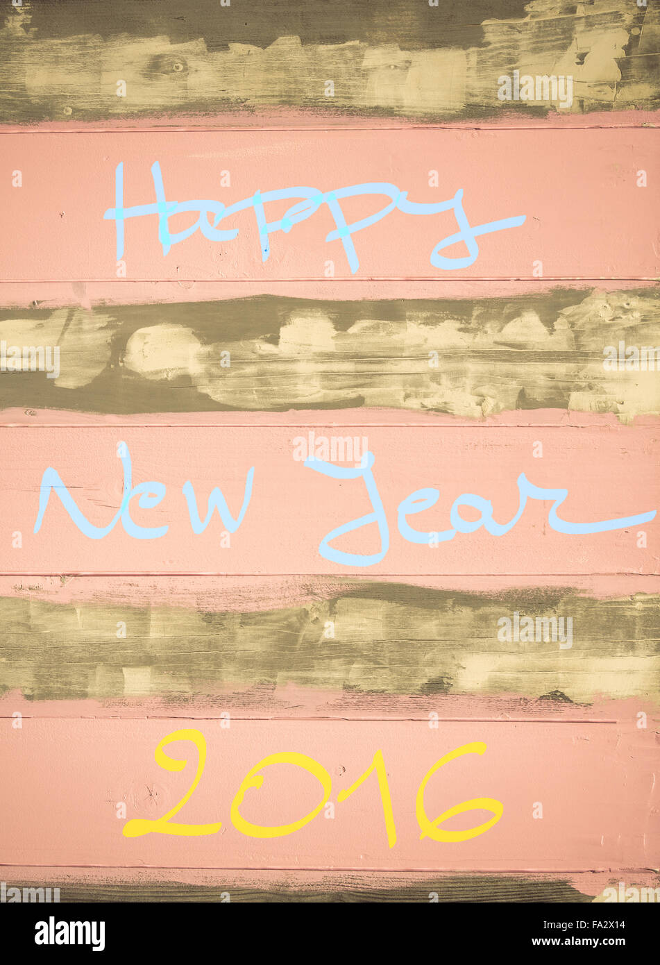 Concept Image Of Happy New Year 2016 Motivational Quote Hand Written