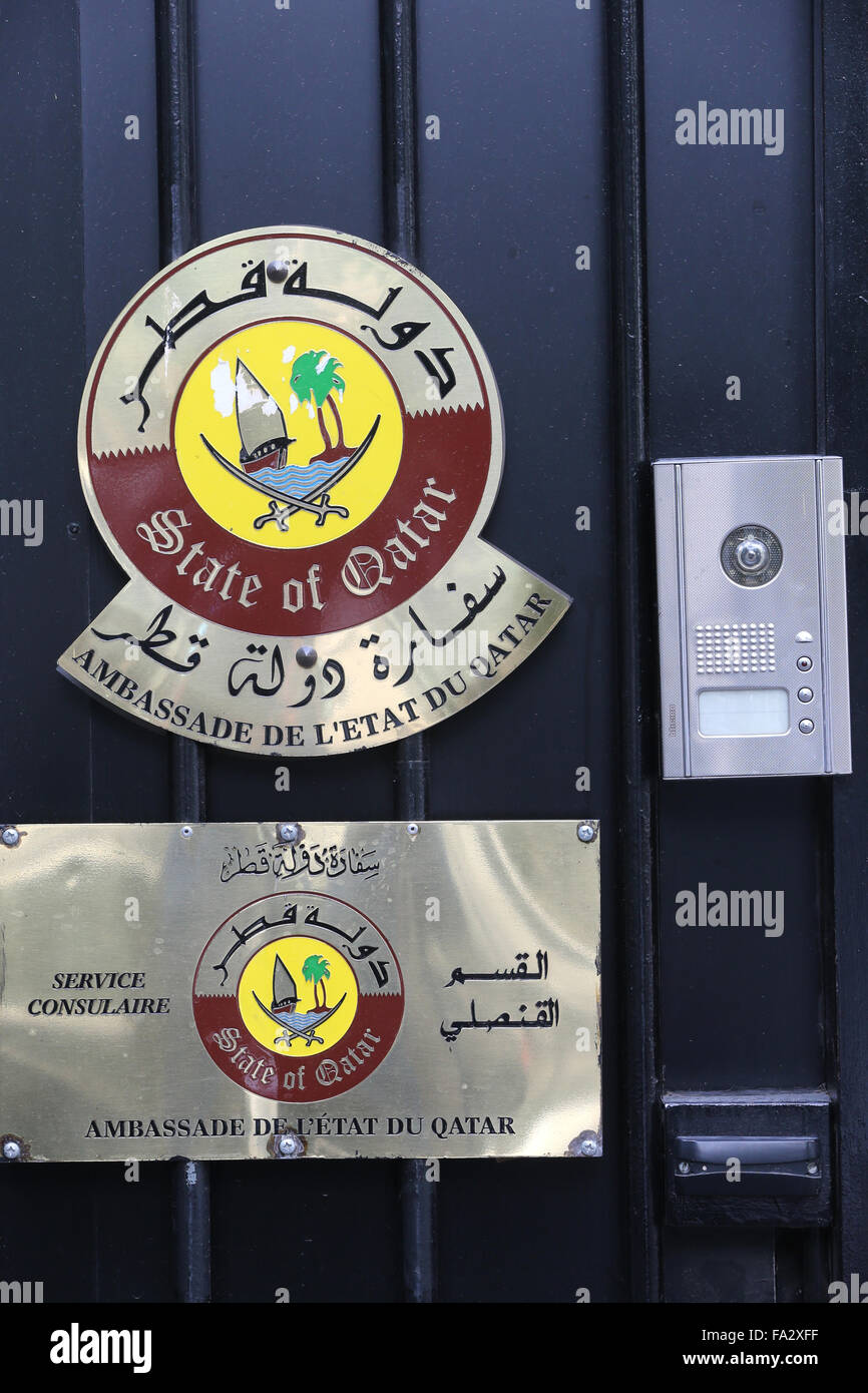 Qatar Embassy High Resolution Stock Photography and Images Alamy