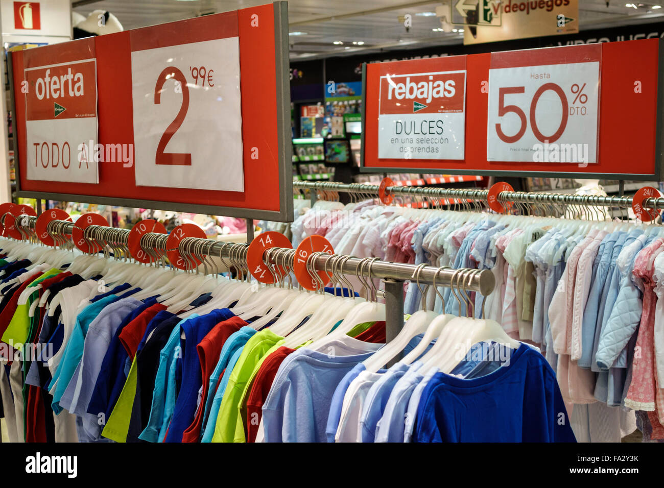 Clothing stores in spain hi-res stock photography and images - Alamy