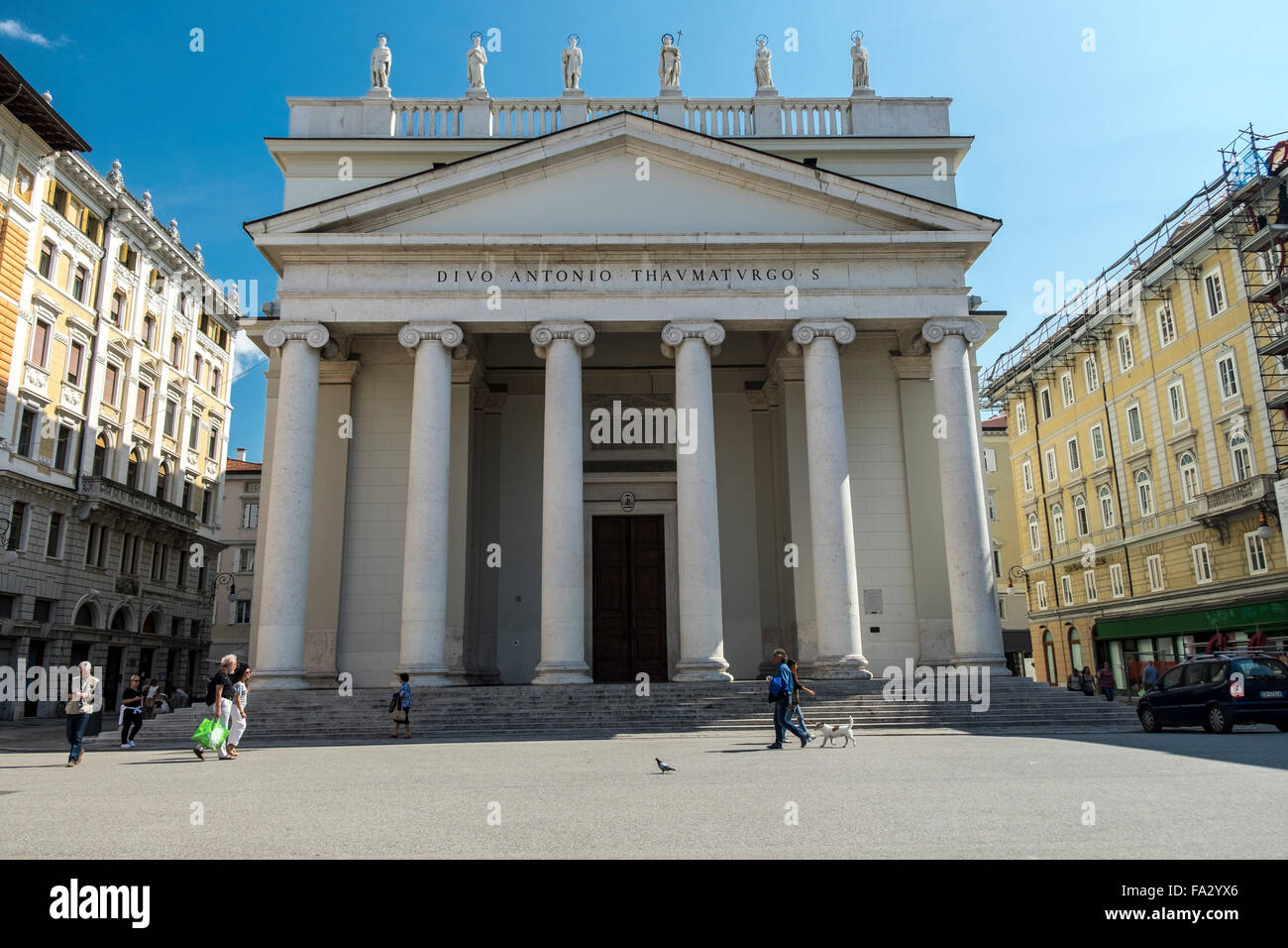 Sant' Antonio Nuovo, Trieste centre. Italy, Europe Stock Photo