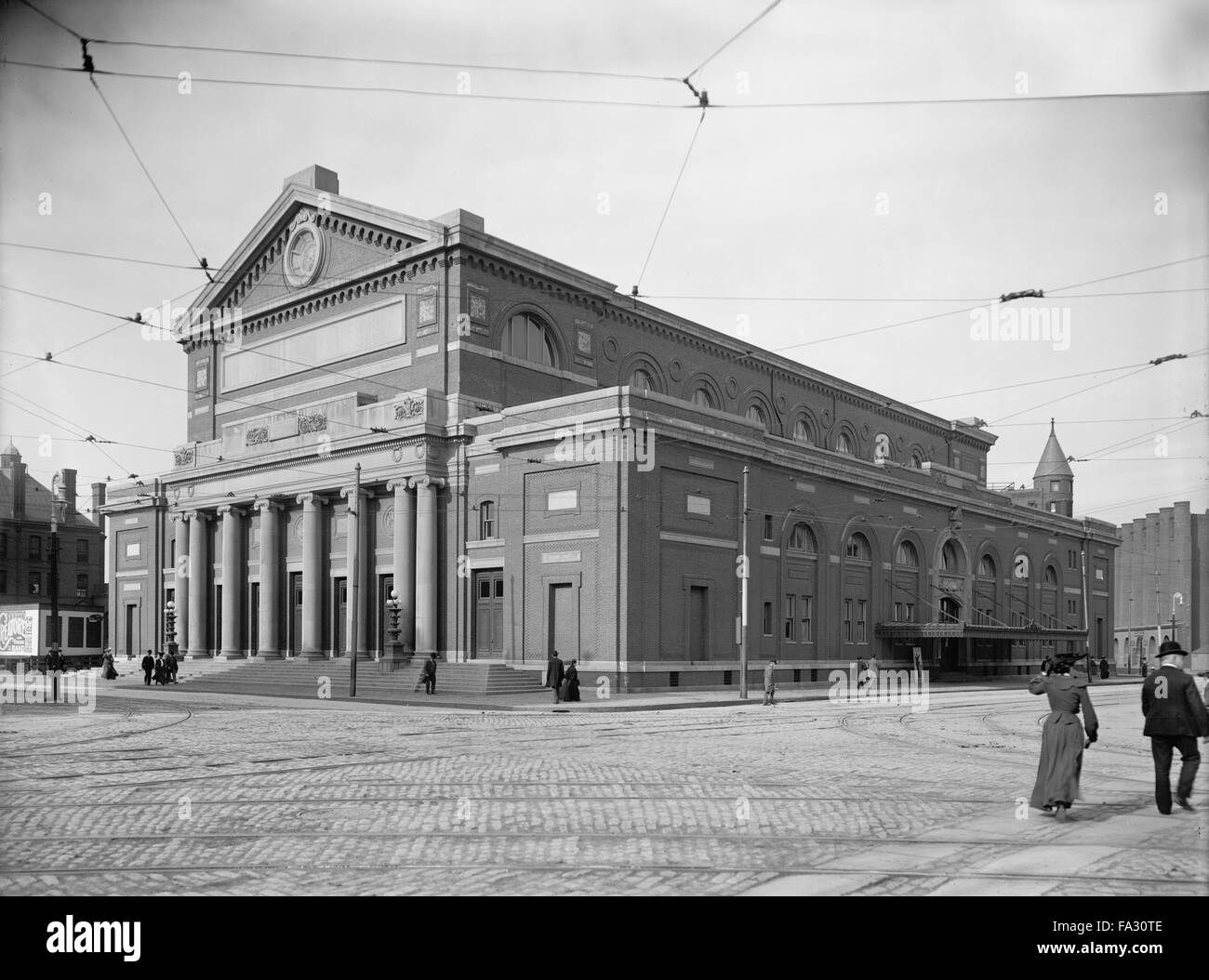 Symphony Hall, Boston, Massachusetts, USA, circa 1904 Stock Photo