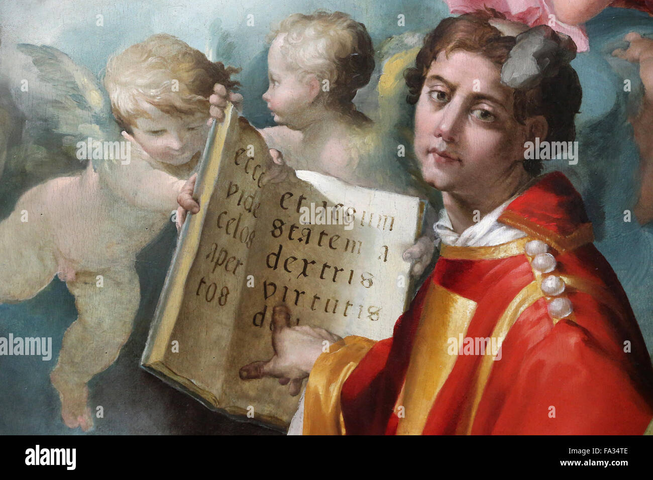 The Louvre Museum. SaintEtienne. Detail. Michelangelo Anselmi, 15th