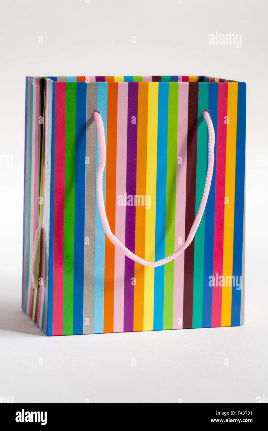 striped gift bags