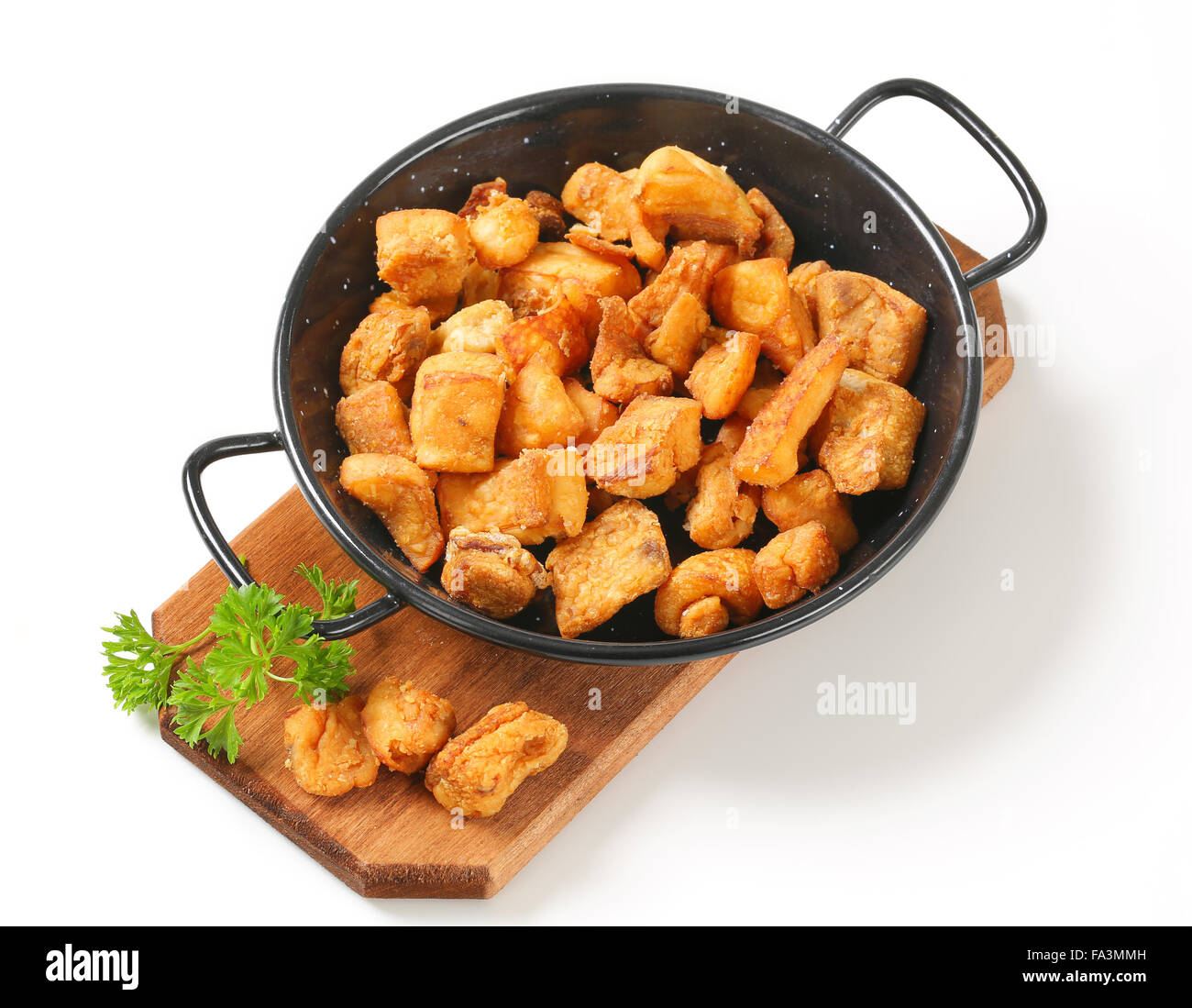 Crispy fried pork greaves in hi-res stock photography and images - Alamy